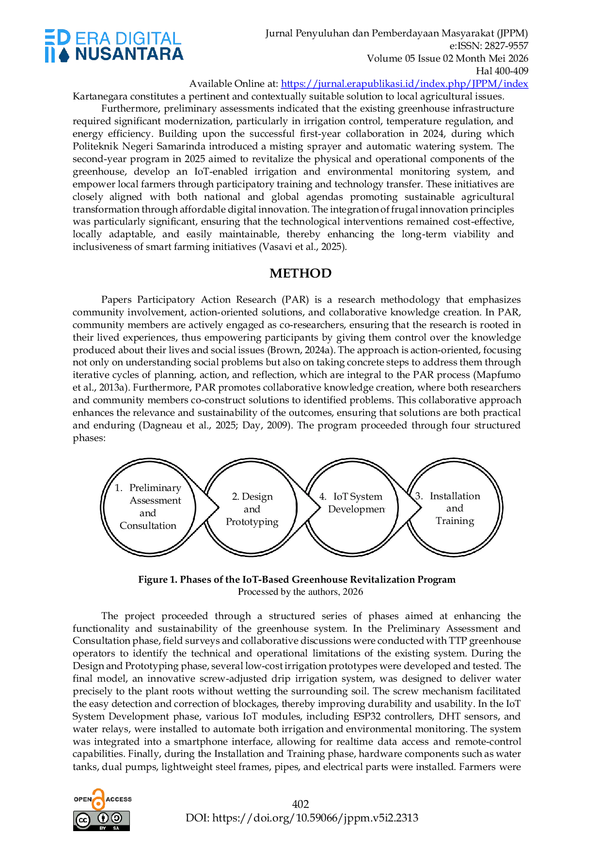 JURIS Revitalization of an IoT Based Greenhouse as a Solution for Precision and Sustainable Agriculture