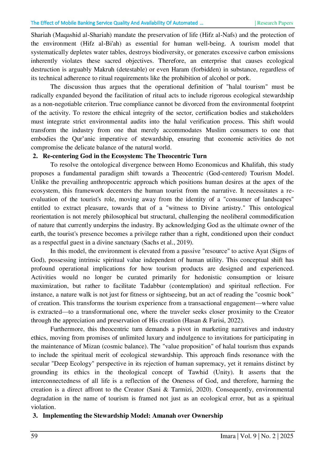 JURIS Deconstructing Anthropocentric Sustainability A Post Anthropocentric Critique of Halal Tourism Ecosystem