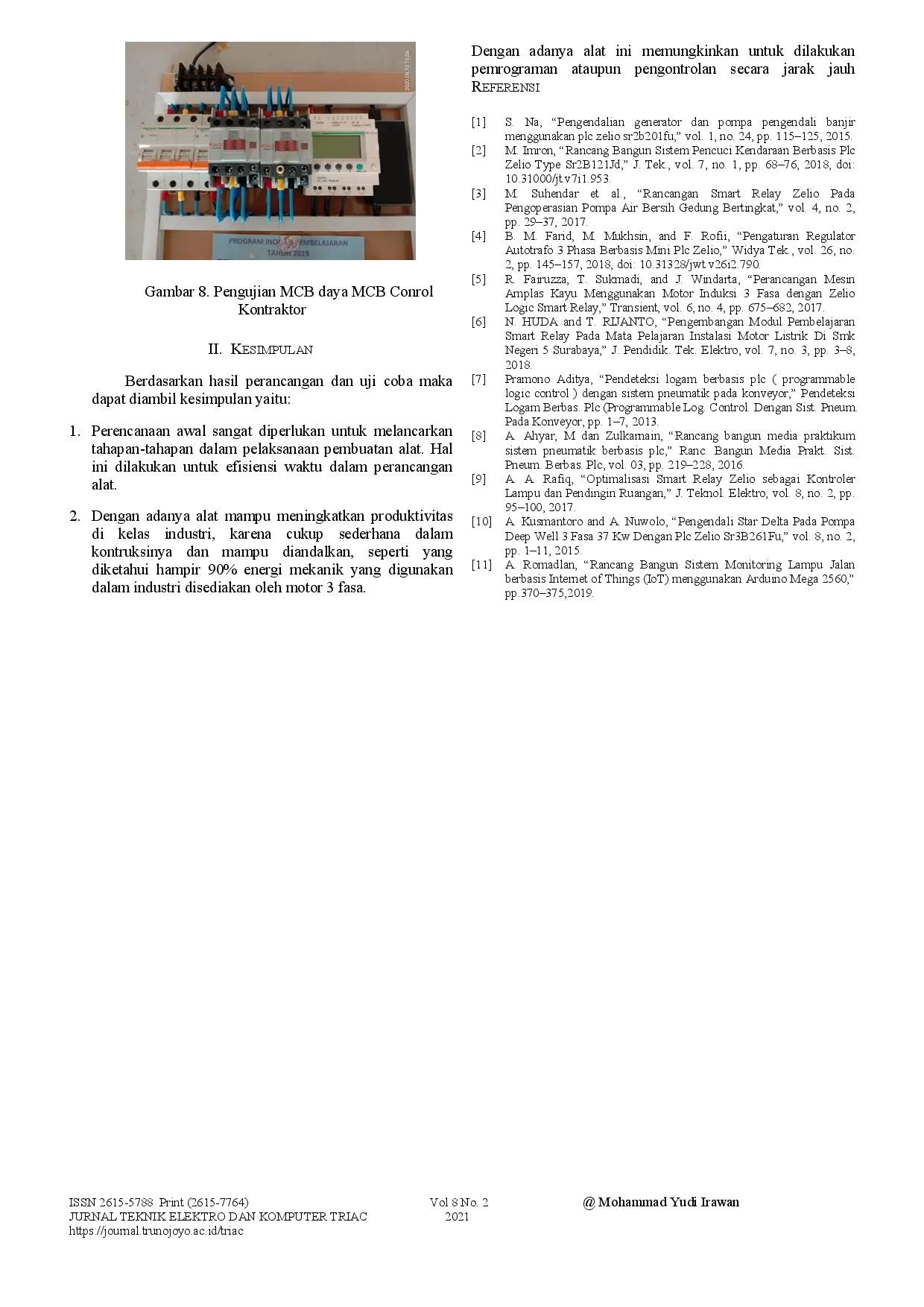juris Perancangan Kendali Motor Listrik Berbasis Smart Relay Zelio