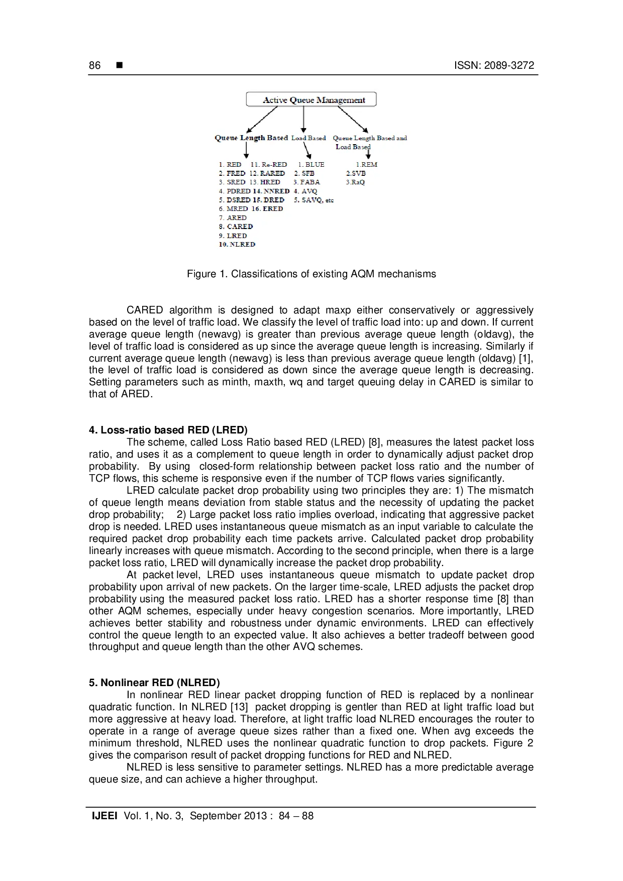 JURIS Comparative Study on New AQM Mechanisms for Congestion Control