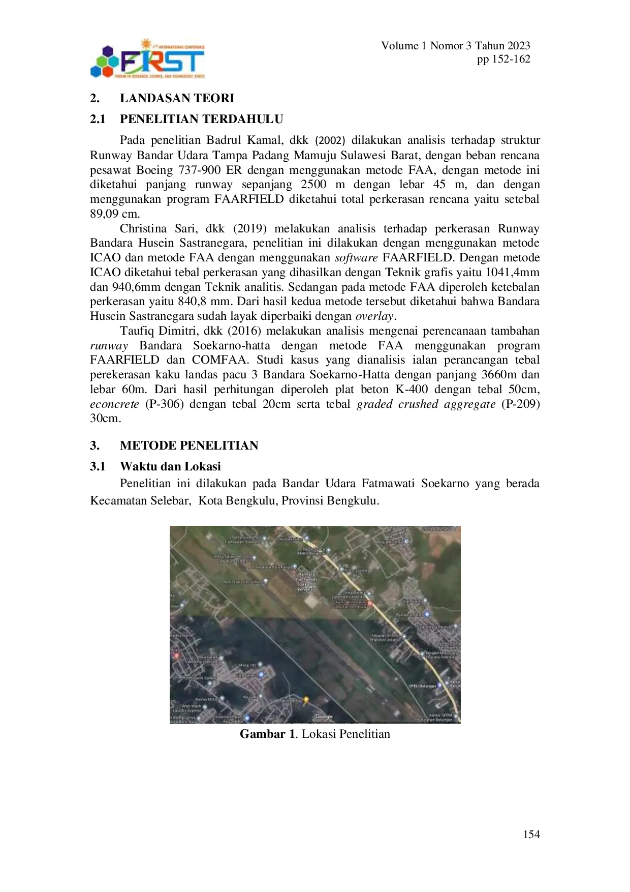 JURIS Evaluation of Runway Pavement Planning at Fatmawati Soekarno Airport