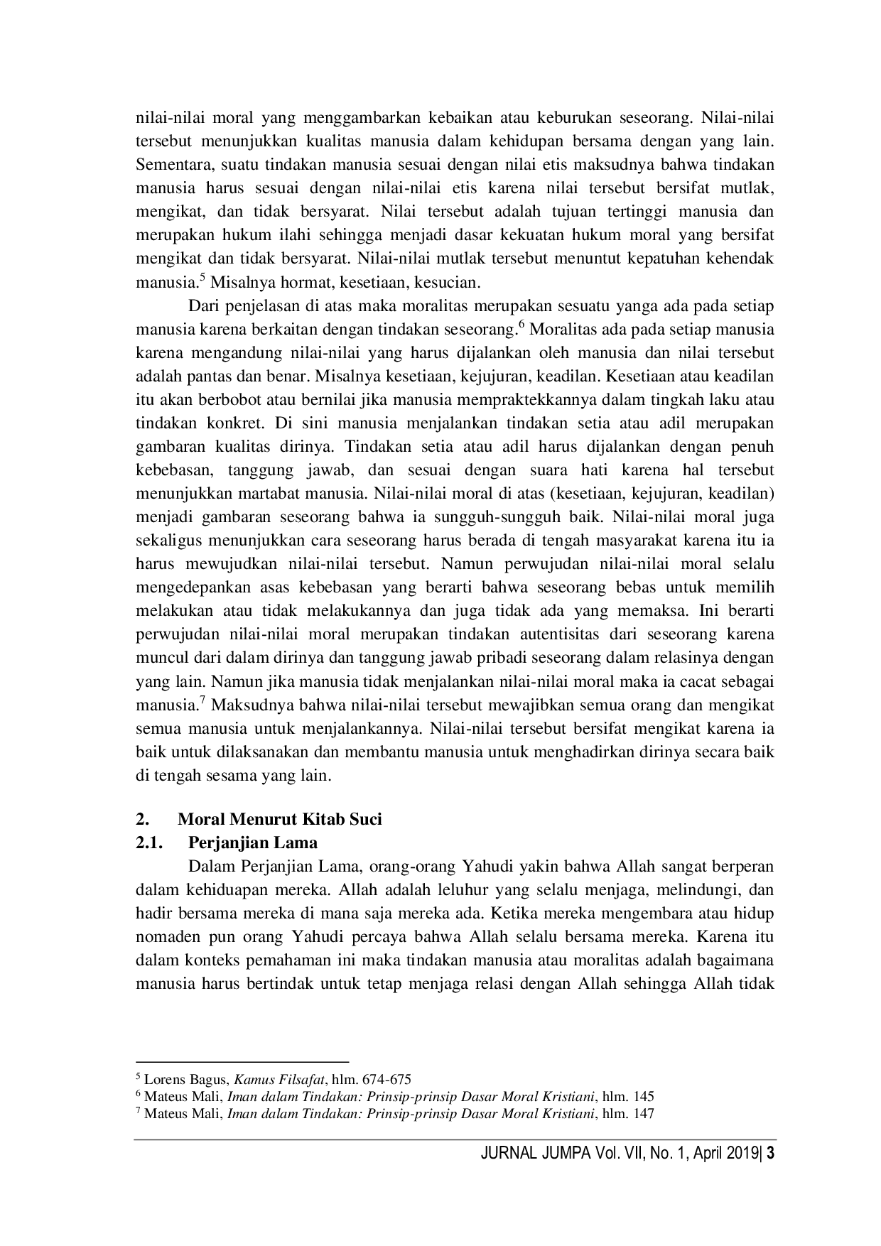 JURIS Aktualisasi Moralitas Dalam Kehidupan Berpolitik