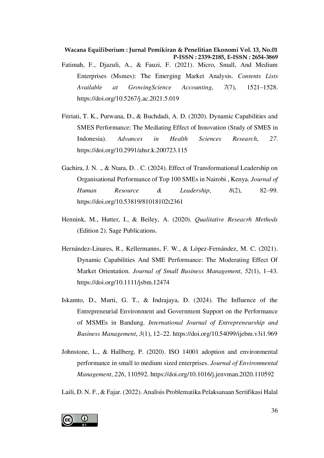 JURIS Peran Kapabilitas Dinamis Dan Kepemimpinan Transformasional Dalam Meningkatkan Kinerja UMKM Halal Di Madura