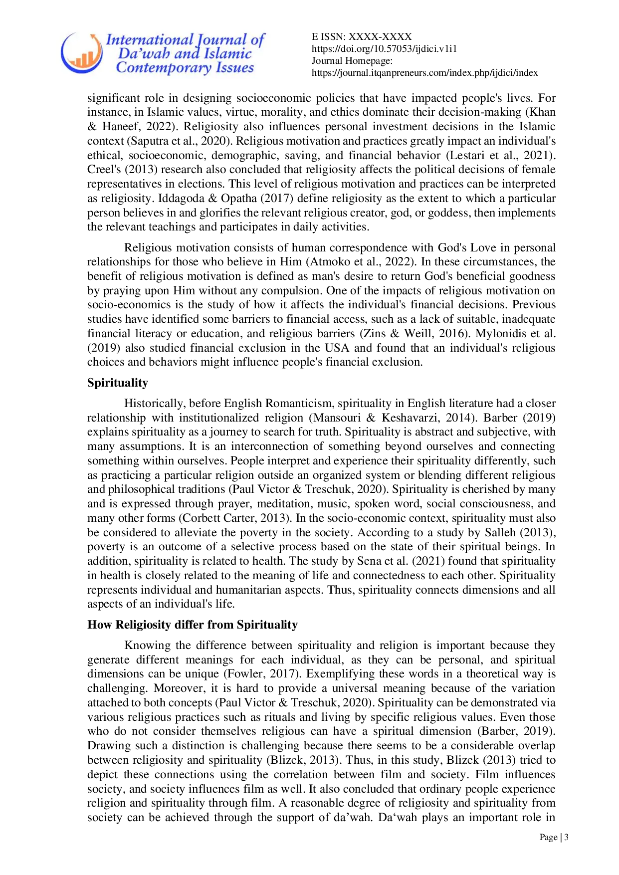 JURIS Assessing the Religiosity and Spirituality of Indonesian Muslim University Students A Rasch Measurement Approach