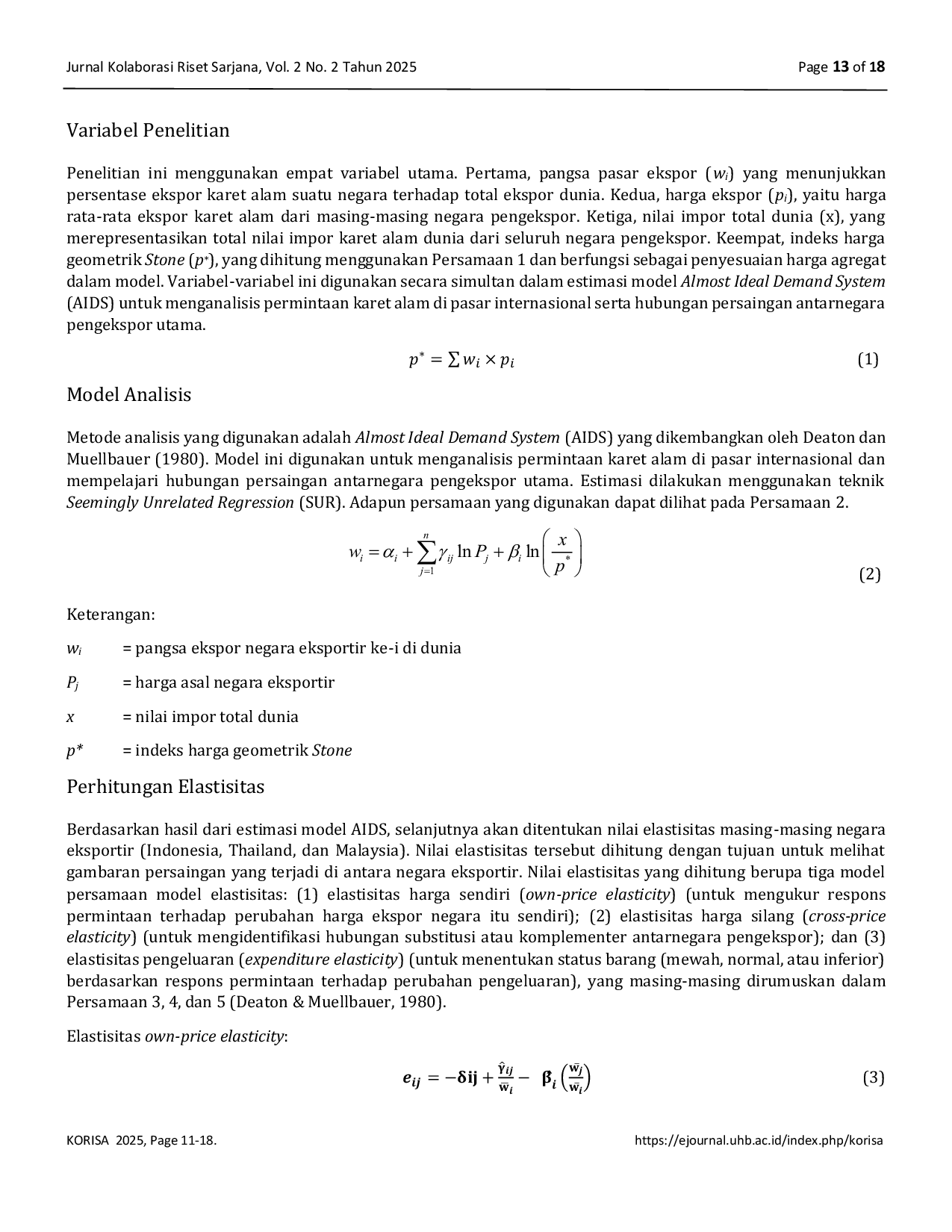 JURIS Daya Saing Karet Alam Negara Pengekspor di Pasar Internasional