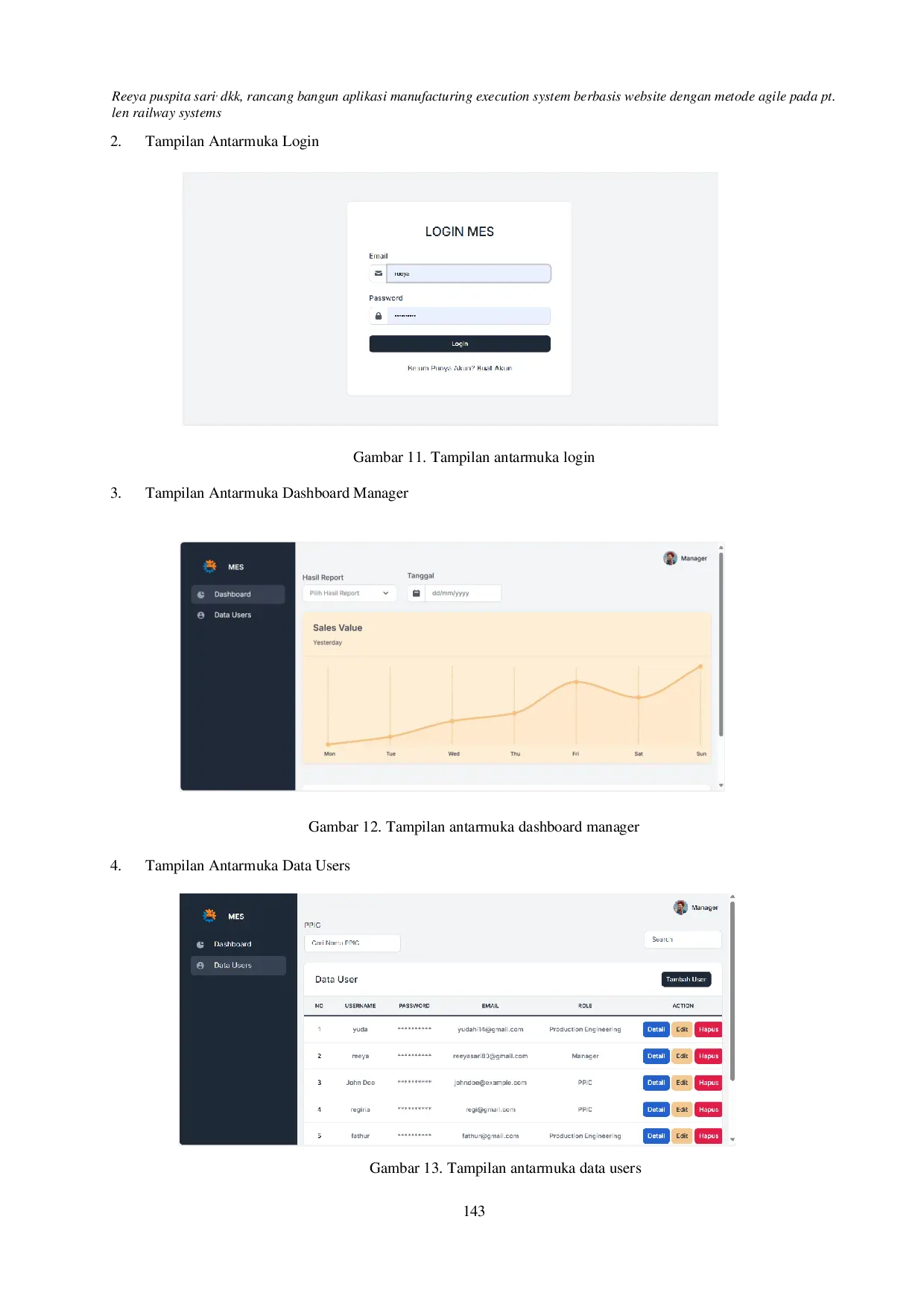 JURIS Rancang Bangun Aplikasi Manufacturing Execution System Berbasis Website Dengan Metode Agile Pada Pt Len Railway Systems