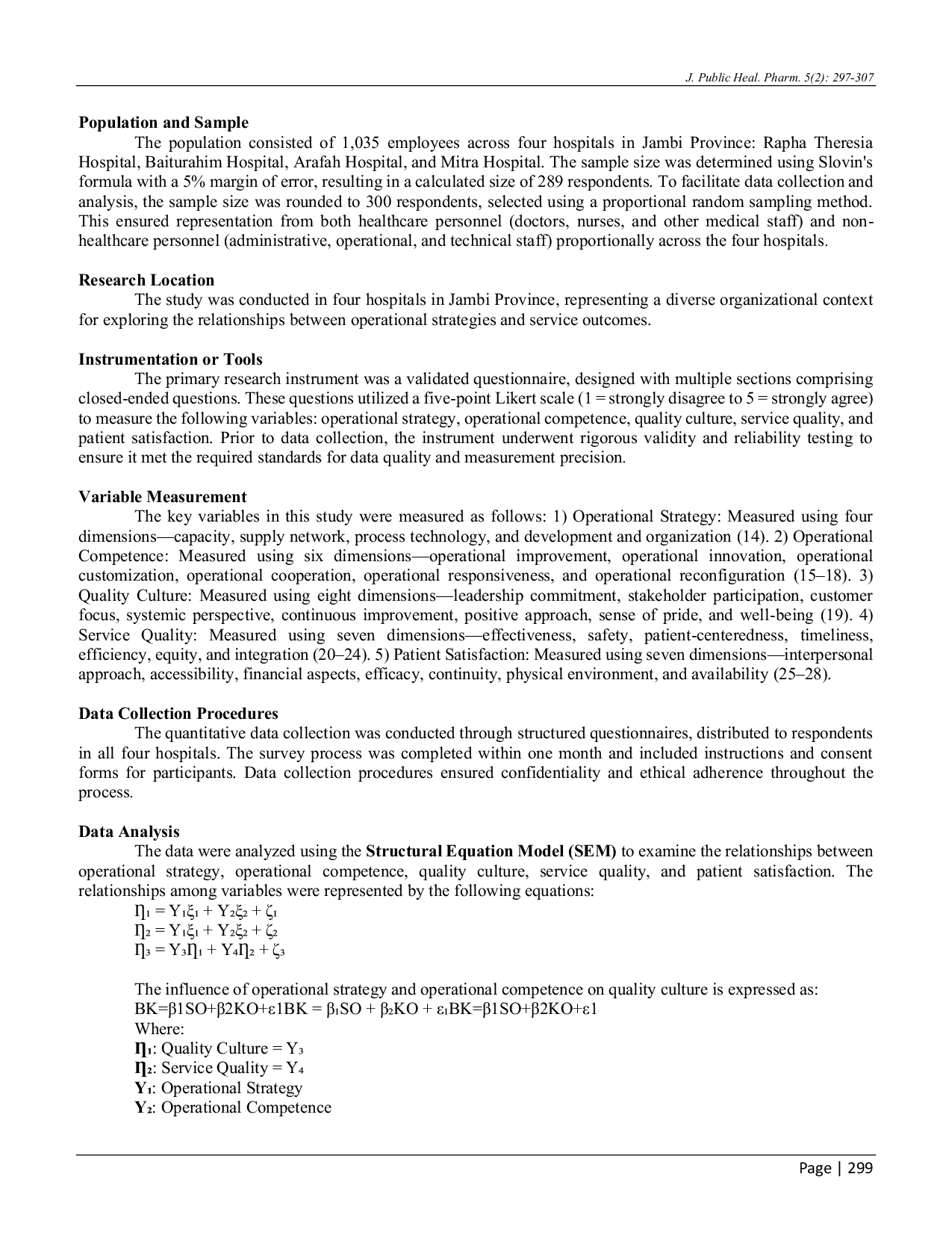 JURIS Enhancing Hospital Service Quality Through Strategic and Operational Excellence Focused on Patient Satisfaction The Case of Indonesia