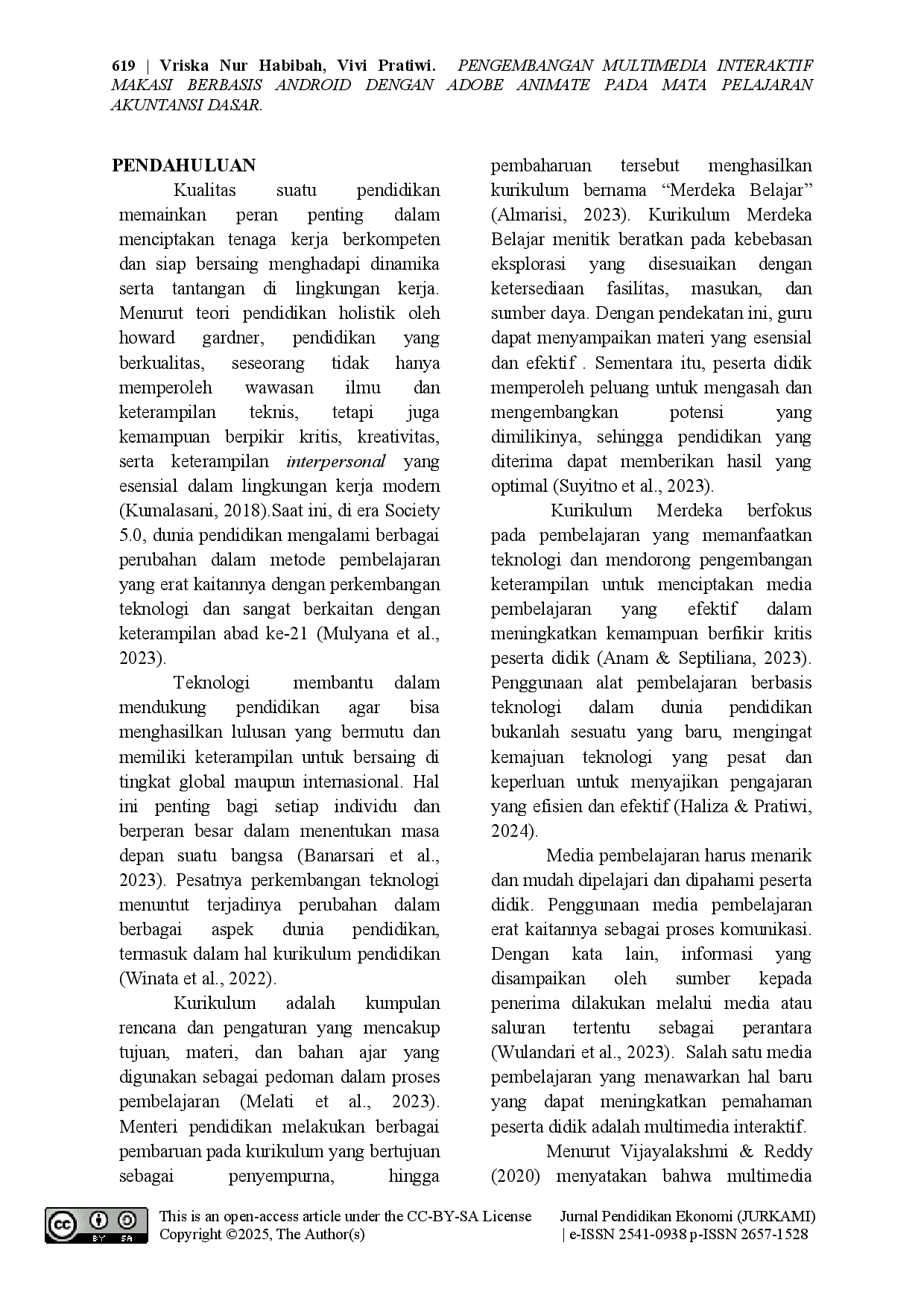 juris Pengembangan Multimedia Interaktif Makasi Berbasis Android Dengan Adobe Animate Pada Mata Pelajaran Akuntansi Dasar