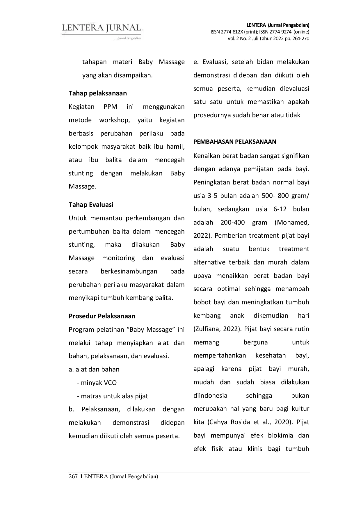 JURIS PELATIHAN AKUPRESURE UNTUK KESEHATAN IBU DAN ANAK SEBAGAI UPAYA PENCEGAHAN STUNTING DI DESA KREMBUNG KECAMATAN KREMBUNG