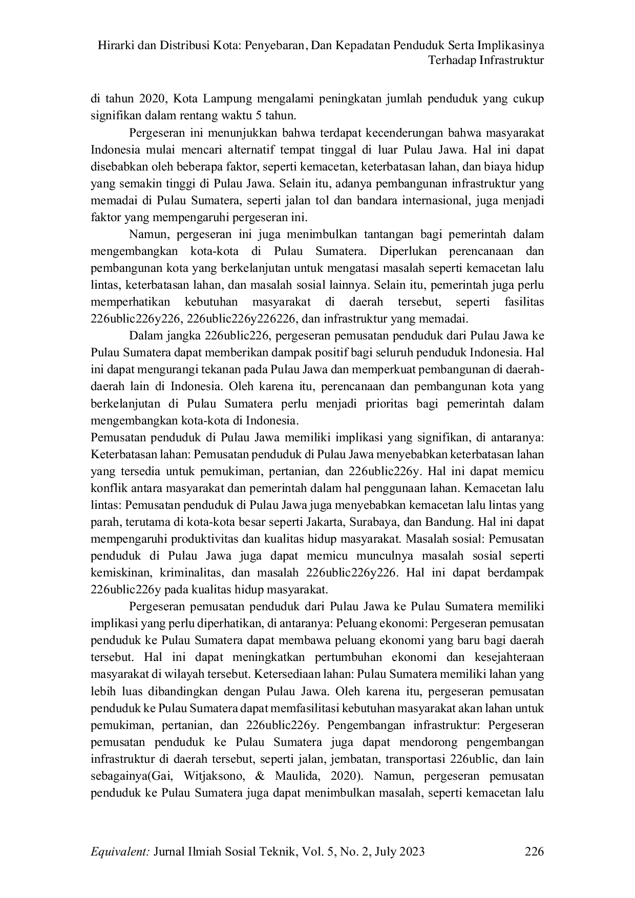 JURIS Hirarki dan Distribusi Kota Penyebaran dan Kepadatan Penduduk serta Implikasinya terhadap Infrastruktur