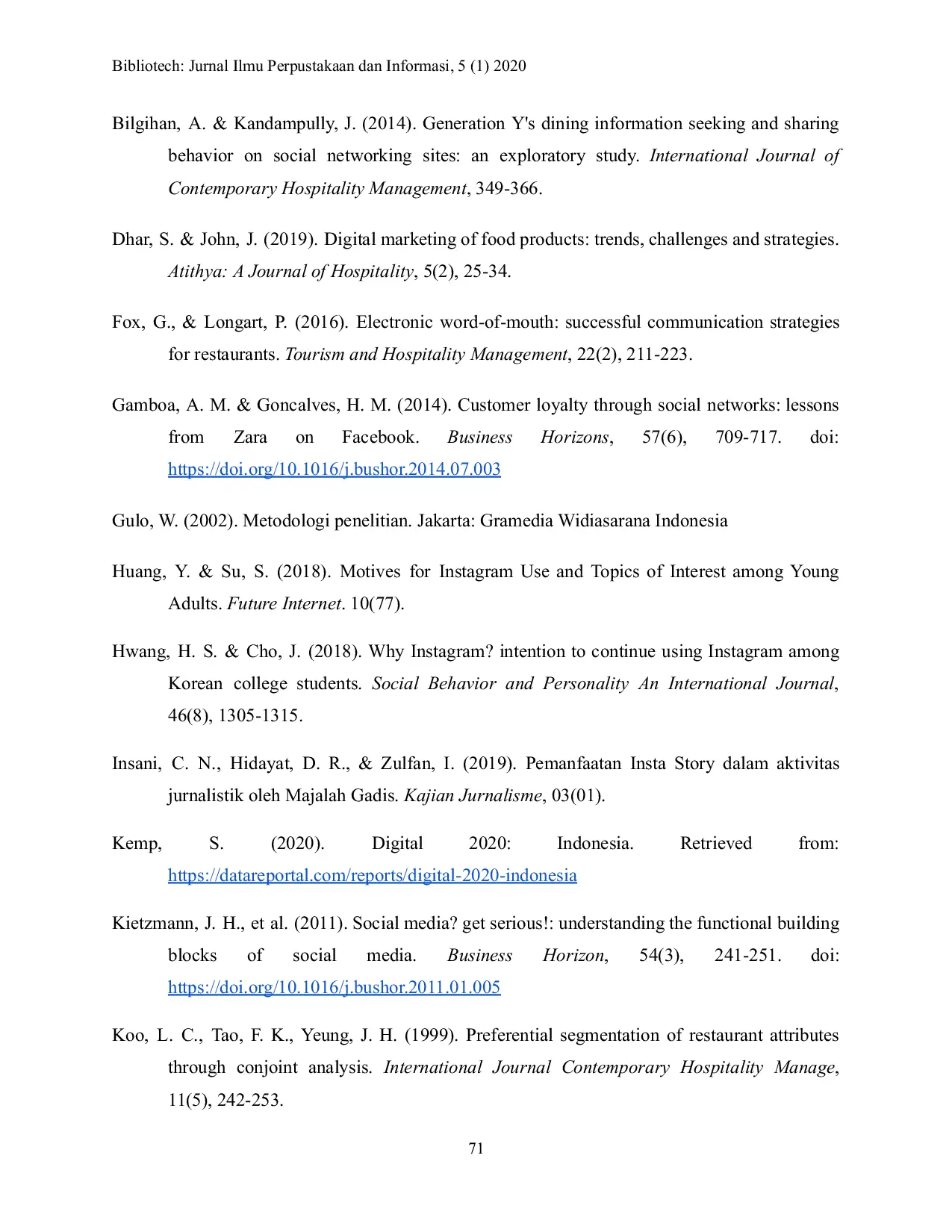 JURIS Pemanfaatan Akun Instagram Dari Halte Ke Halte darihalte kehalte Sebagai Media Pemenuhan Kebutuhan Informasi Penggunanya