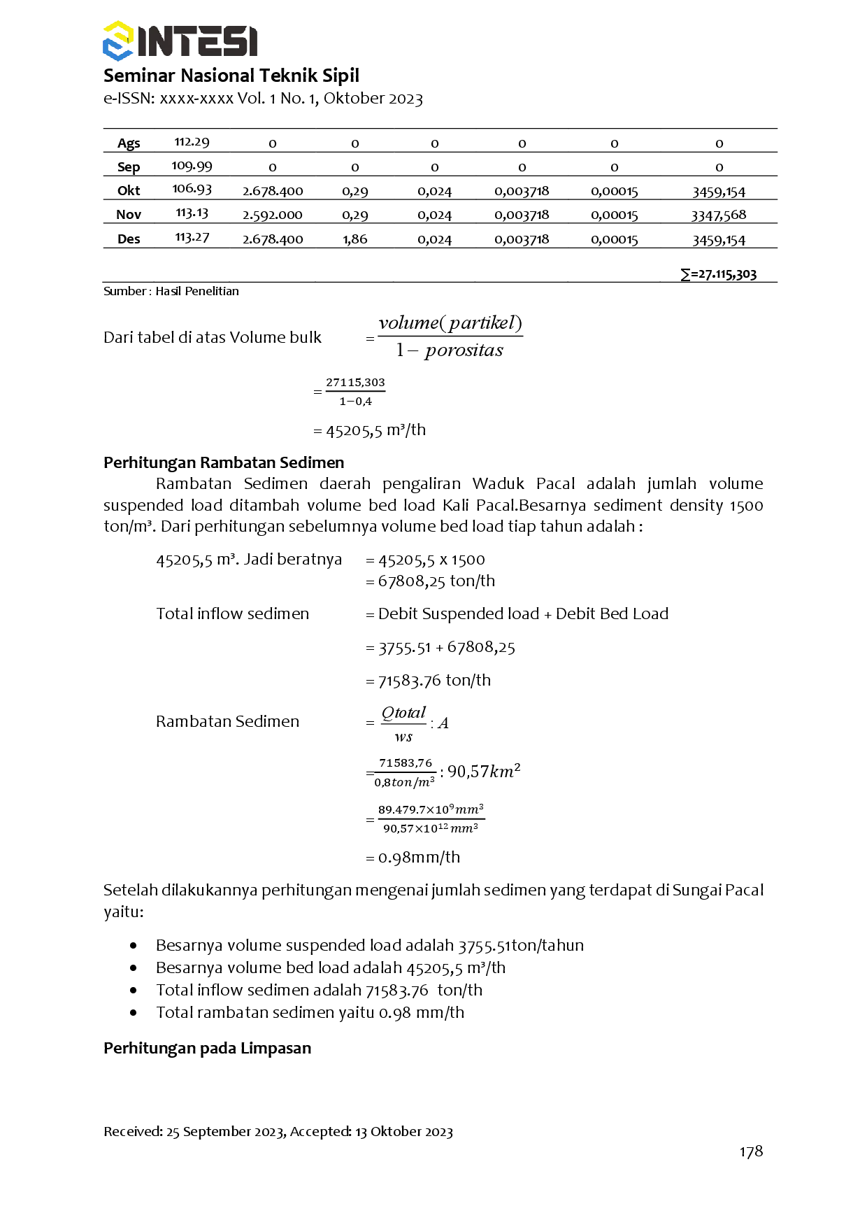 juris Analisis Pendangkalan Waduk Pacal Kabupaten Bojonegoro