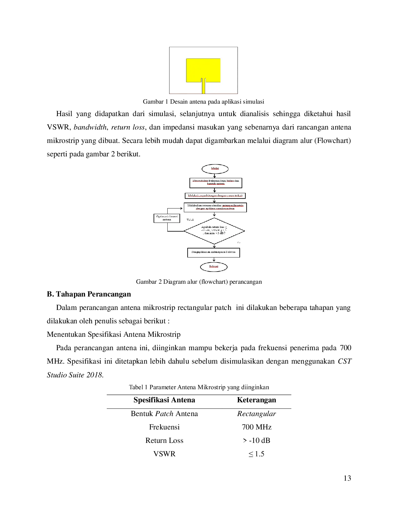 JURIS Perancangan Antena Mikrostrip Rectangular Patch Sebagai Penerima Televisi