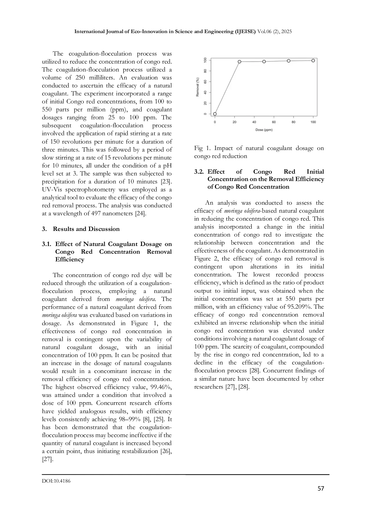 JURIS Degradation Of Congo Red Based On Natural Coagulant Moringa Oleifera