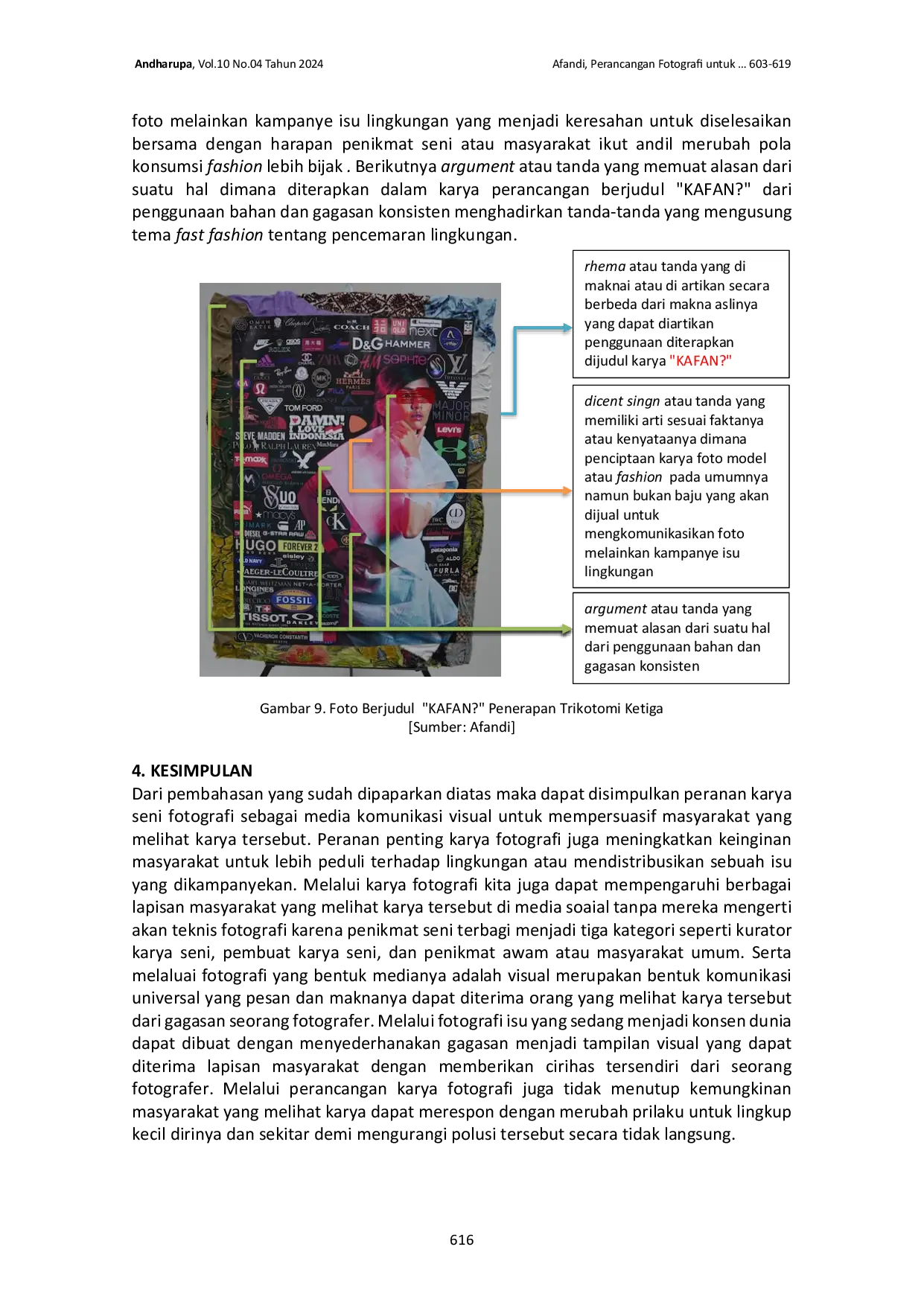 JURIS Perancangan Fotografi untuk Mengkomunikasikan Fast Fashion Campaign