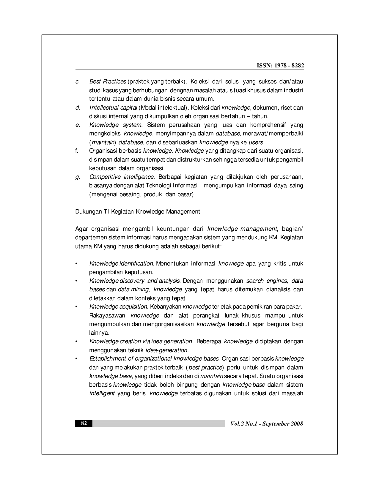 JURIS Knowledge Management Sebagai Salah Satu Jembatan Pengembangan Institusi Unggulan