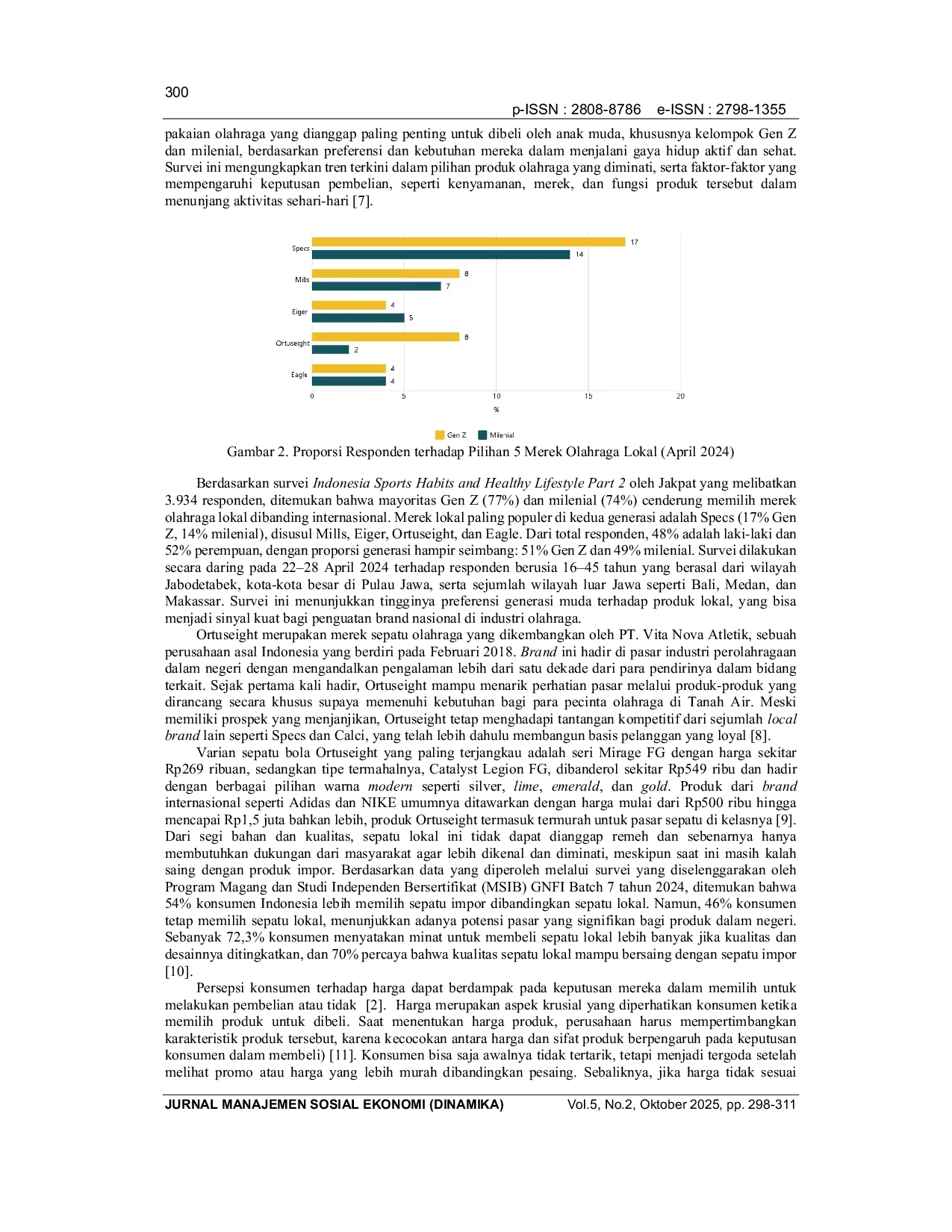 JURIS Determinan Price Perception Product Quality dan Brand Image Terhadap Keputusan Pembelian Sepatu Olahraga Ortuseight Di Kota Semarang