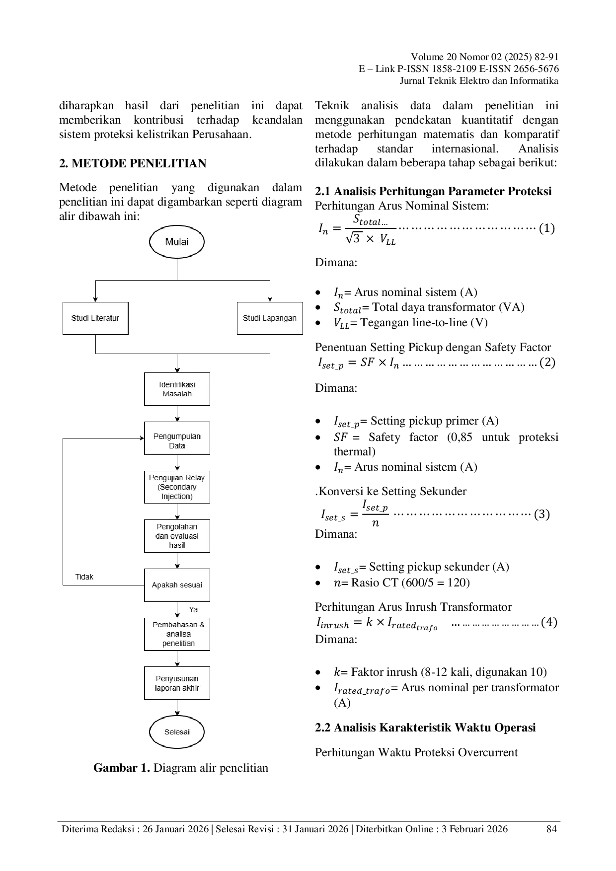 JURIS OPTIMALISASI SETTING PROTEKSI PANEL SWITCHGEAR 11 5 KV DENGAN IMPLEMENTASI RELAY SIEMENS 7SJ80 DI PT XYZ