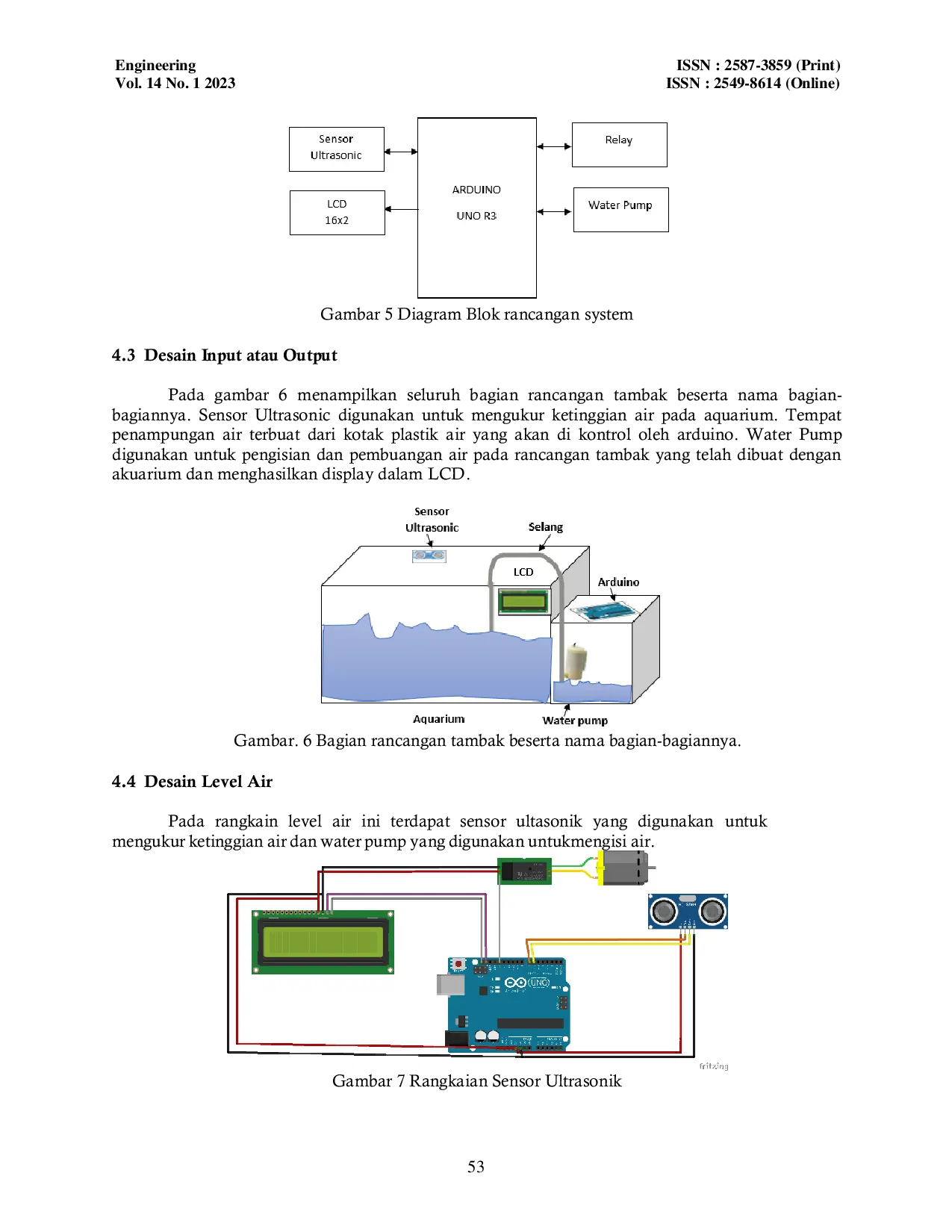 JURIS Prototype Sistem Monitoring Pengaruh Tinggi Rendahnya Air Terhadap Budidaya Udang Menggunakan Internet Of Things IoT