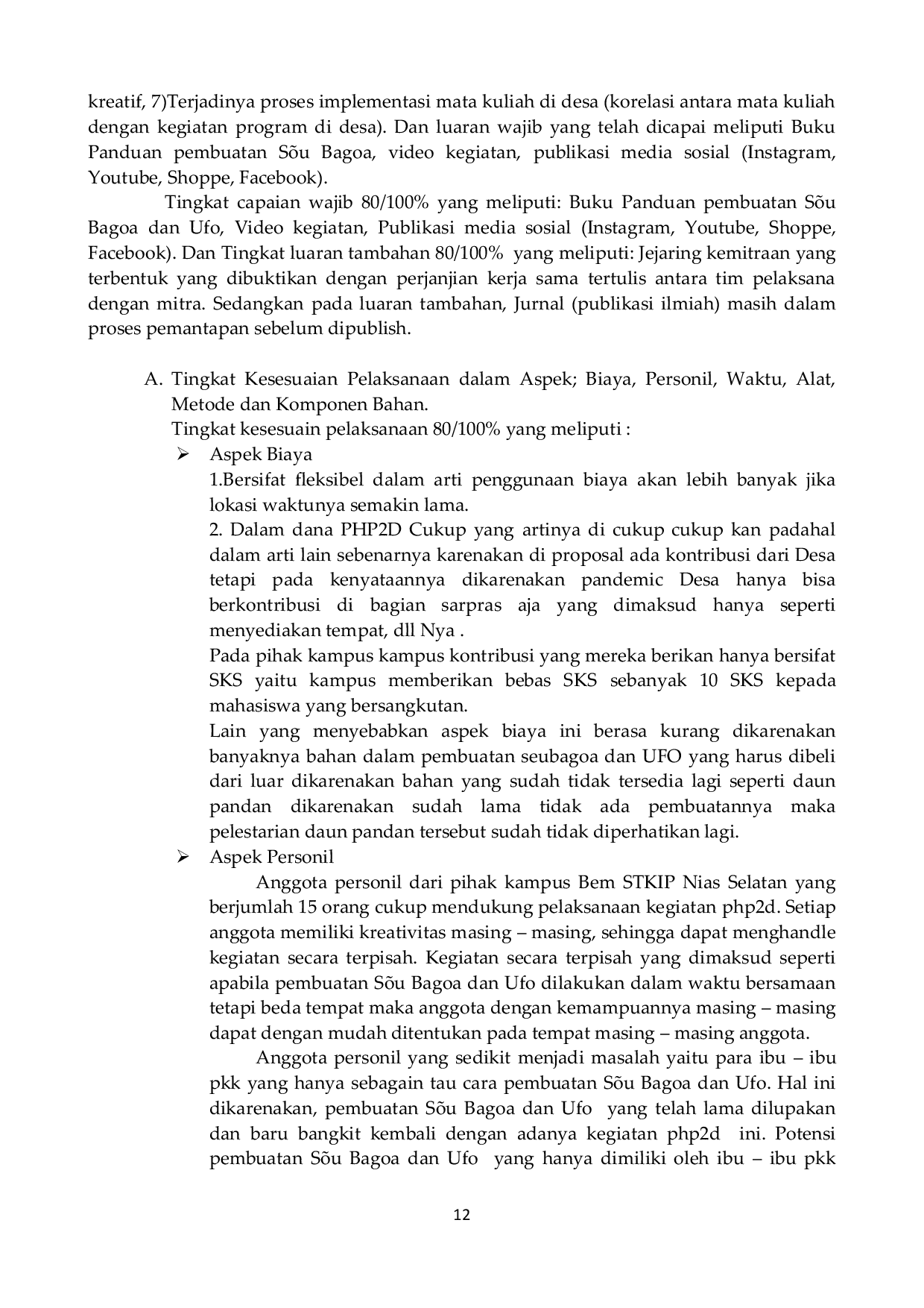 JURIS Pemanfaatan Daun Pandan Pada Pembuatan S u Bagoa Dan UFO Sebagai Upaya Pemberdayaan Masyarakat Desa Lahusa 1 Di Nias Selatan