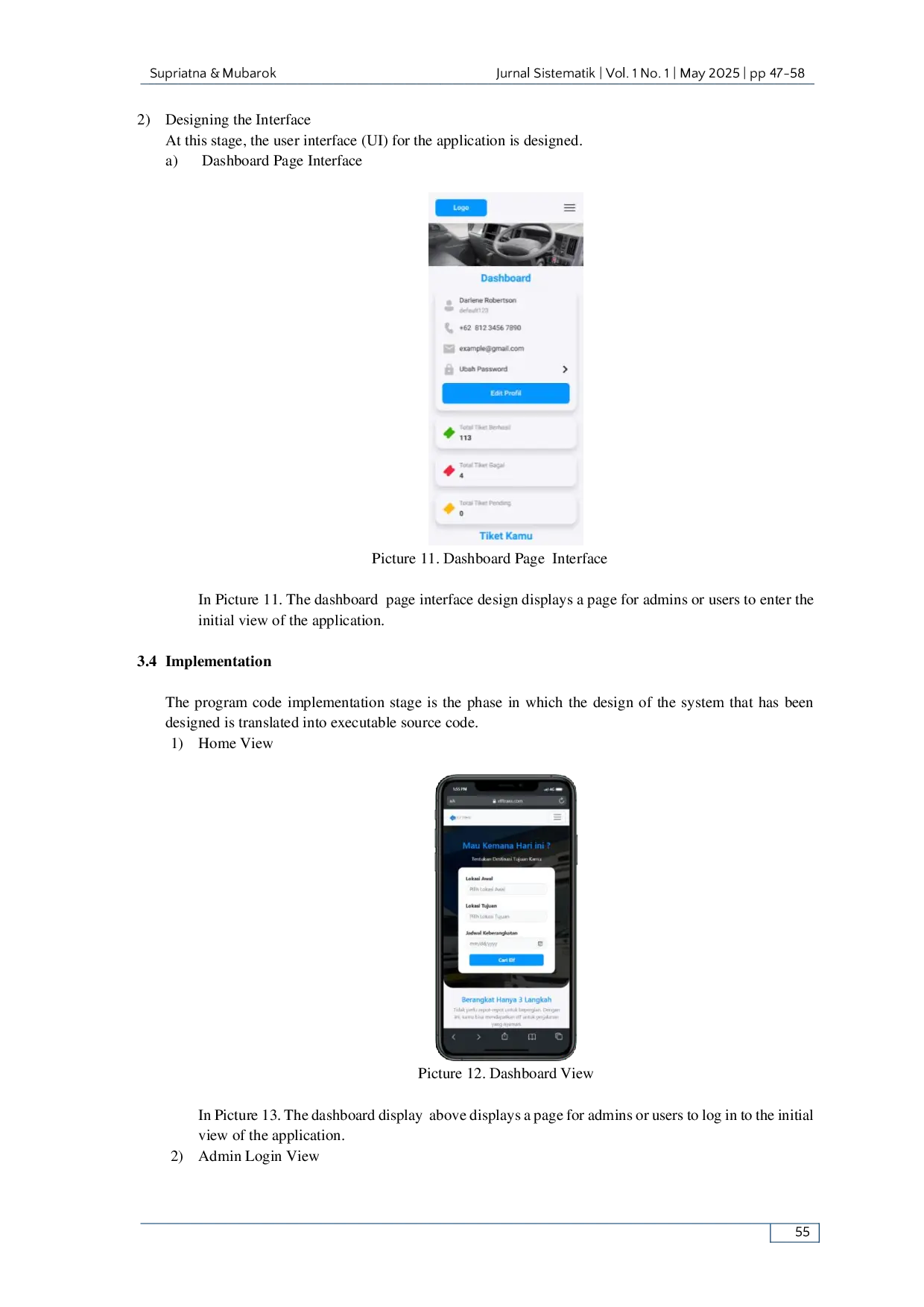 JURIS Design of Mobile Integrated Elf Car Transportation Information System with Waterfall Method