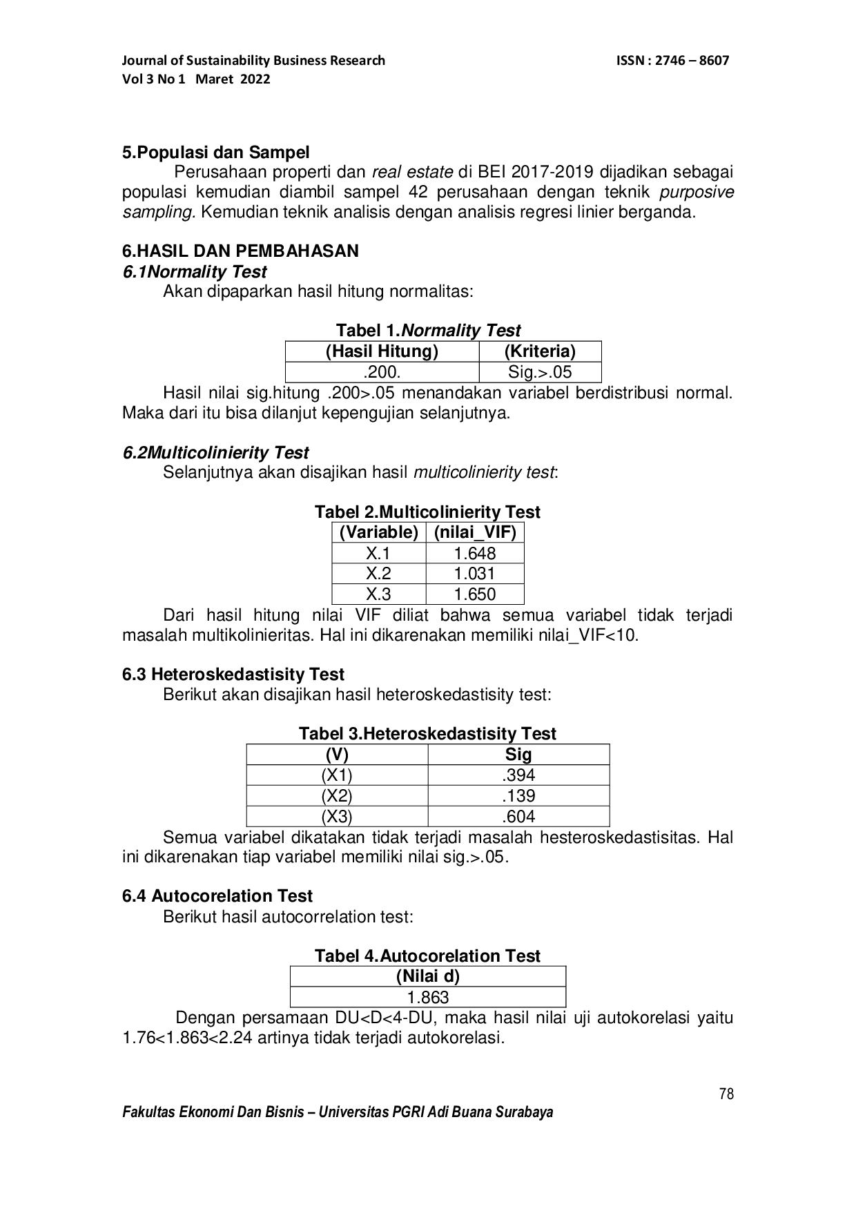 JURIS Pengaruh Free Cash Flow Struktur Aset Dan Likuiditas Terhadap Kebijakan Hutang Pada Perusahaan Properti Dan Real Estate Yang Terdaftar Di Bursa Efek Indonesia Periode Tahun 2017 2019