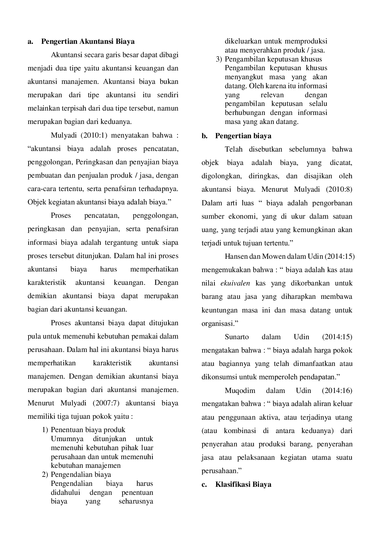 JURIS ANALISIS PENERAPAN TARGET COSTING UNTUK PENGENDALIAN BIAYA SERVICE Studi Kasus Pada CV Mahakam Jaya Safety