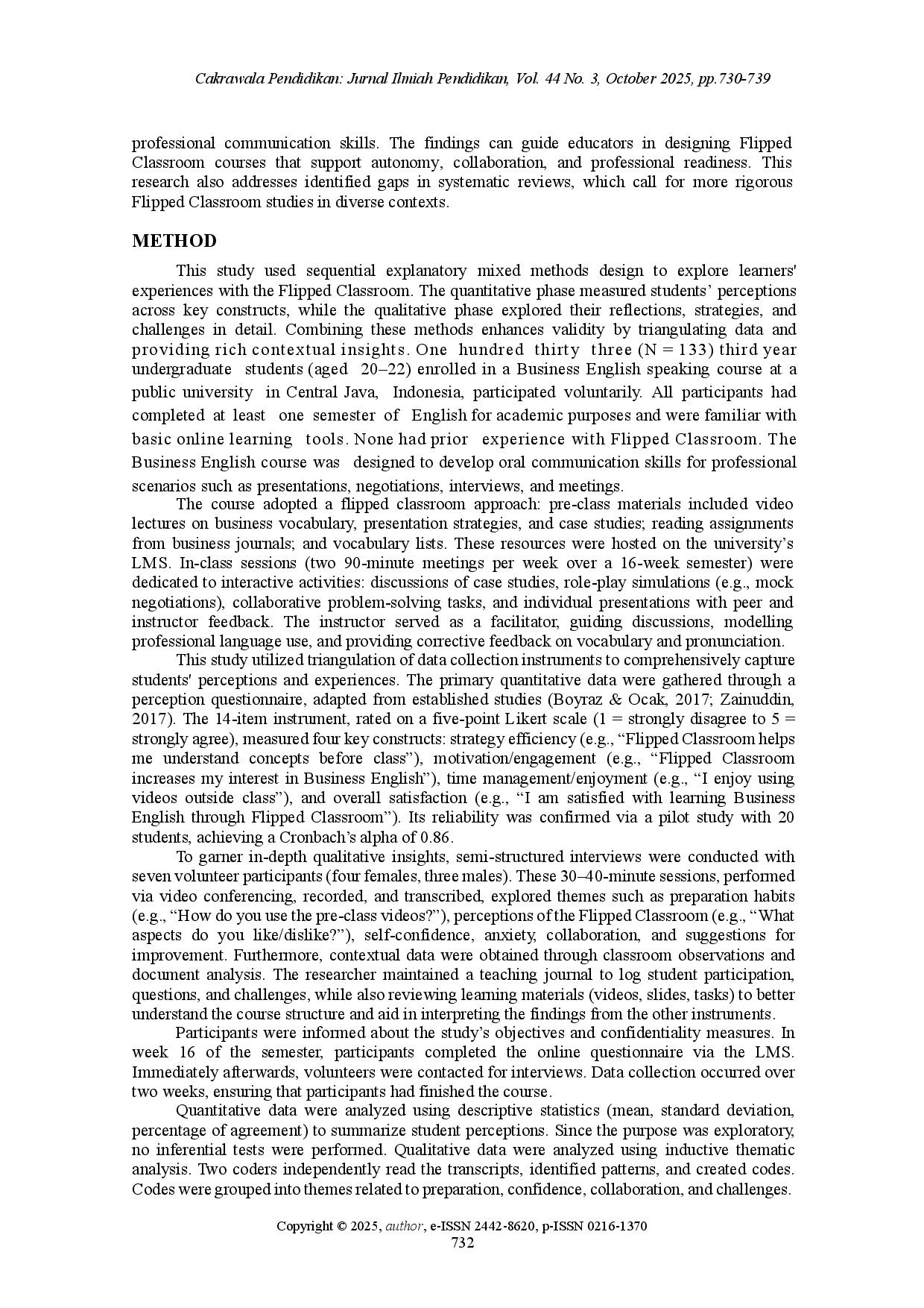 juris Exploring flipped classroom for business English Preliminary insights from student voices and reflections