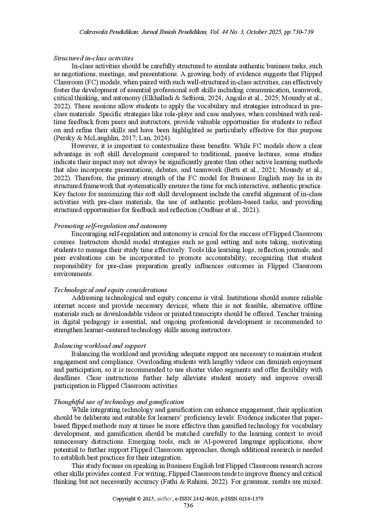 juris Exploring flipped classroom for business English Preliminary insights from student voices and reflections