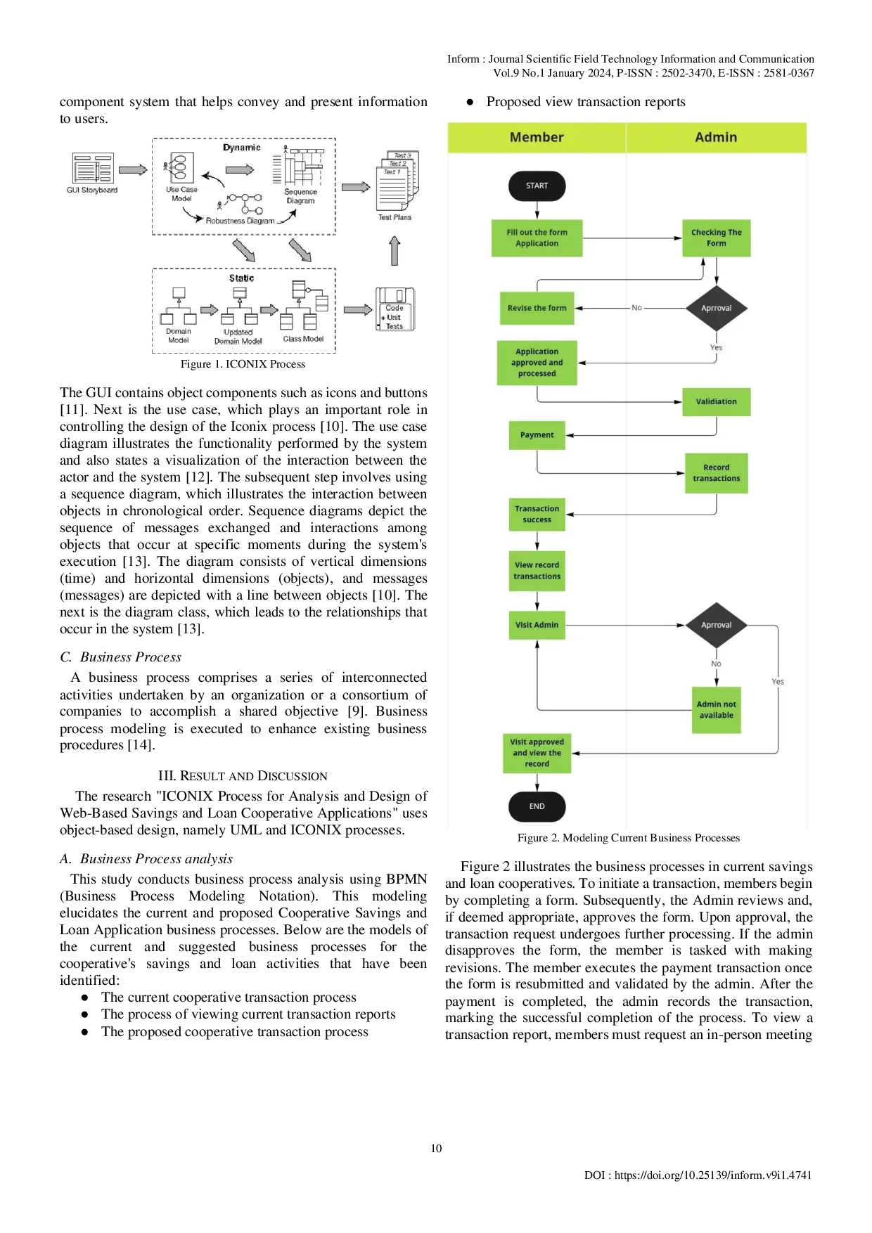 JURIS ICONIX Process for Analysis and Design of Web Based Savings and Loan Cooperative Applications