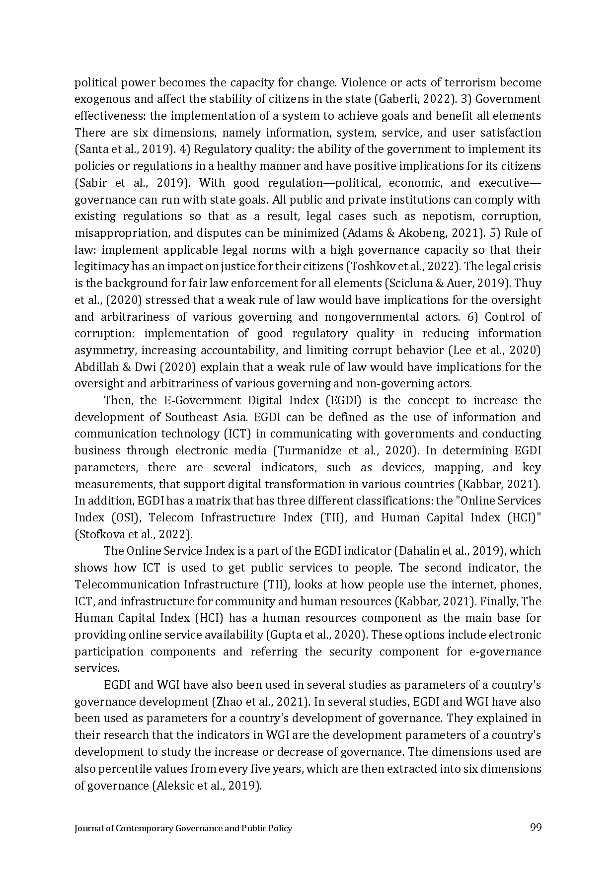 juris E Government Development Index Impact On World Governance Indicator Index In Southeast Asian Countries
