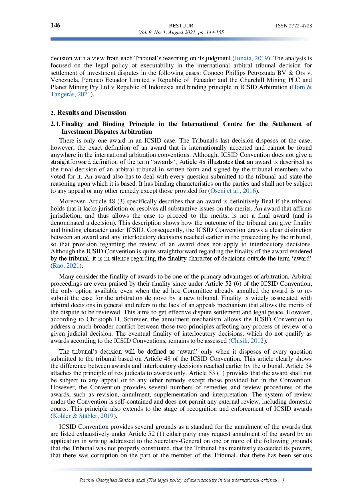 juris The Legal Policy of Executability in the International Arbitral Tribunal Decision
