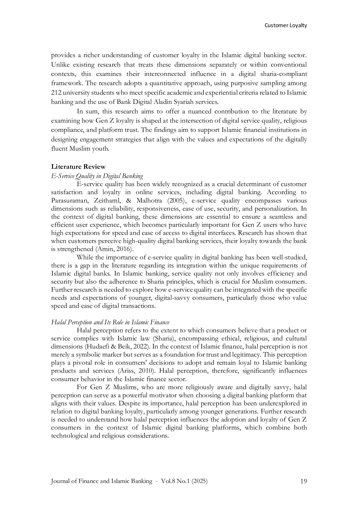 JURIS Cutomer Loyalty in the Age of Digital Sharia Finance Evidence from Bank Digital Aladin Syariah