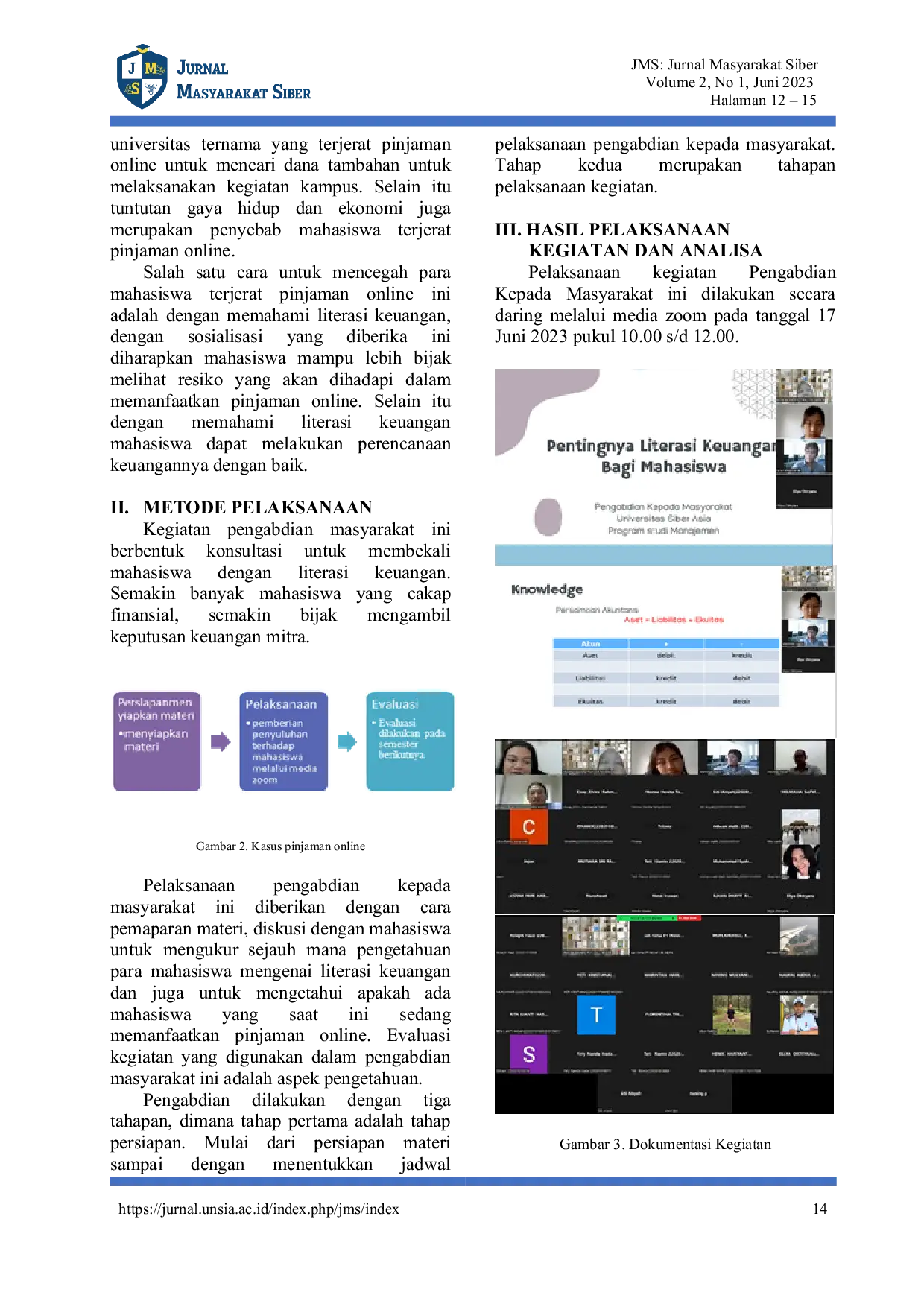 JURIS Sosialisasi Pentingnya Literasi Keuangan Bagi Mahasiswa