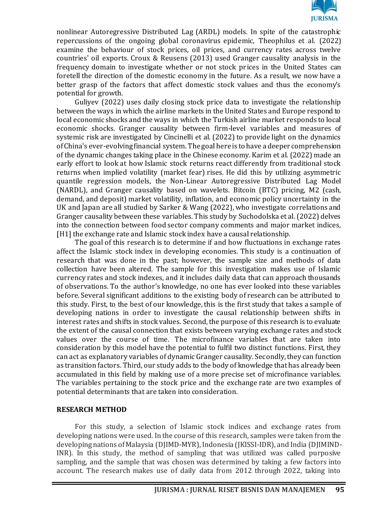 JURIS Currency Fluctuations and Islamic Stock Indices in Emerging Markets