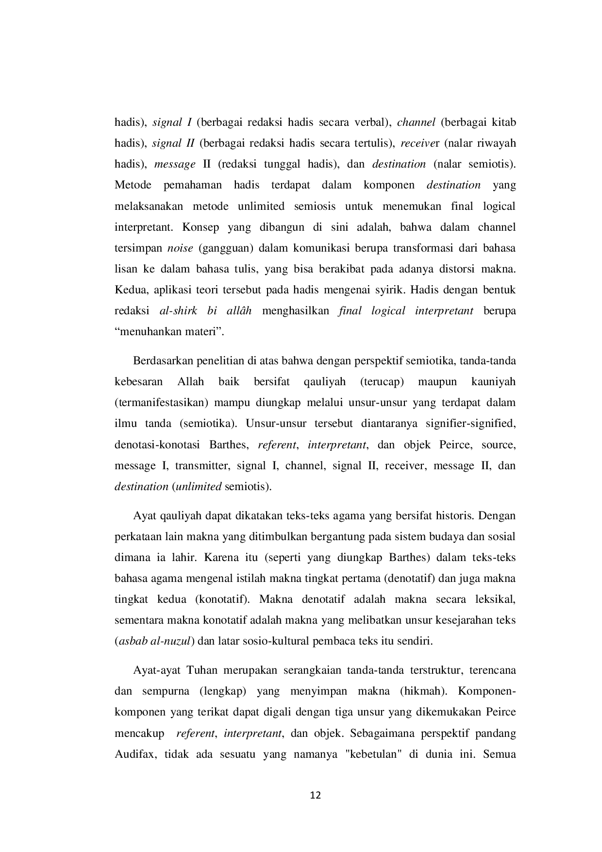 JURIS Objektivitas Semiotika Ilmu Tanda Menyingkap Firman Tanda Tanda Kebesaran Tuhan