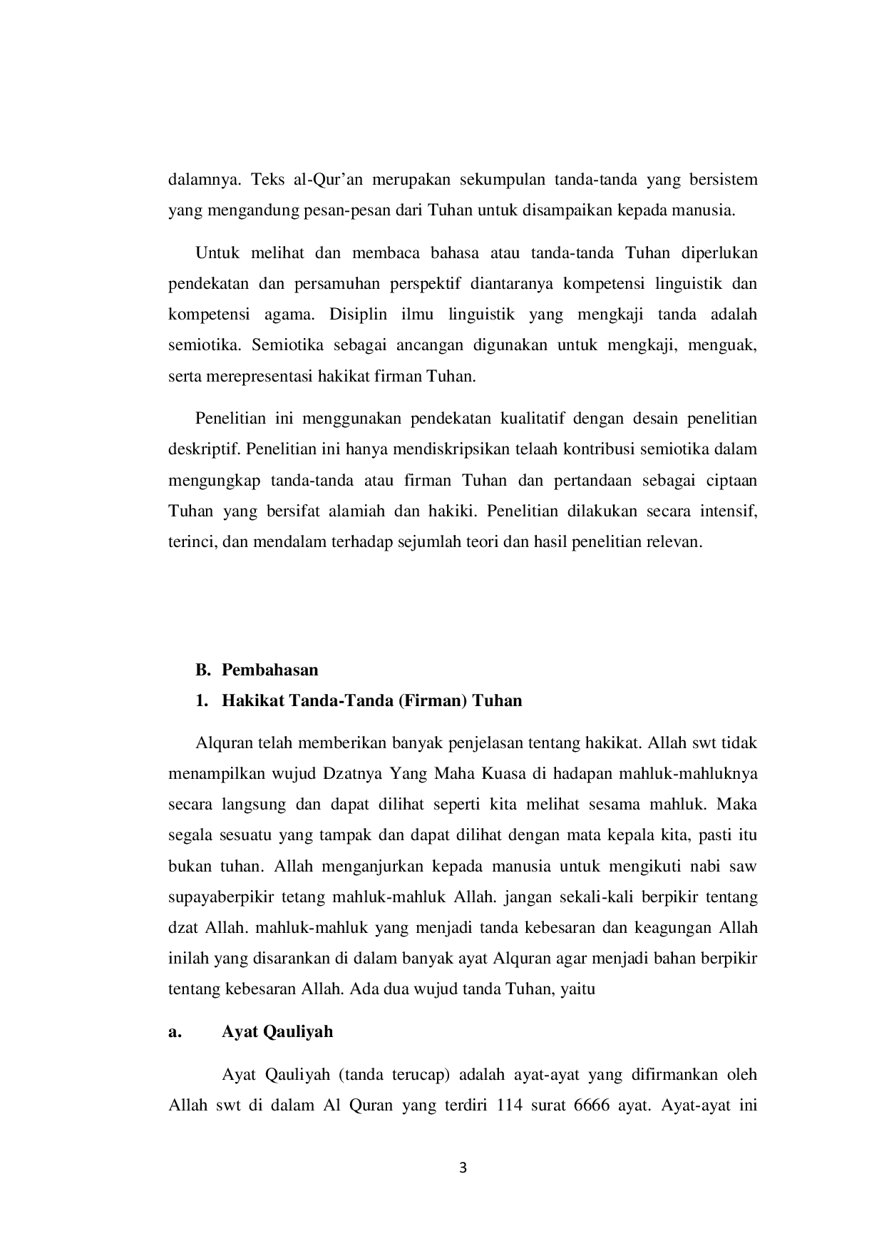 JURIS Objektivitas Semiotika Ilmu Tanda Menyingkap Firman Tanda Tanda Kebesaran Tuhan