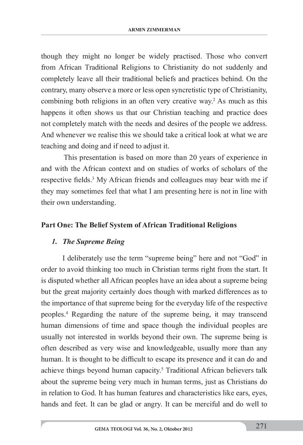 JURIS General Features Of African Traditional Religions