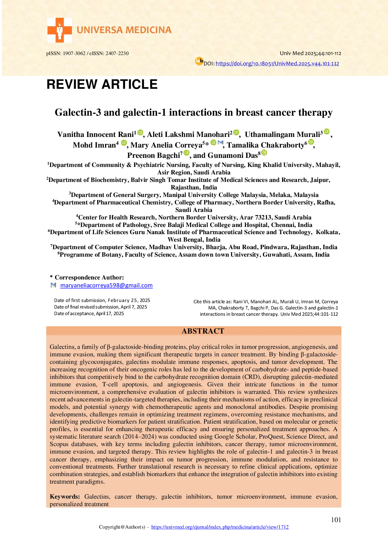 JURIS Galectin 3 and galectin 1 interactions in breast cancer therapy