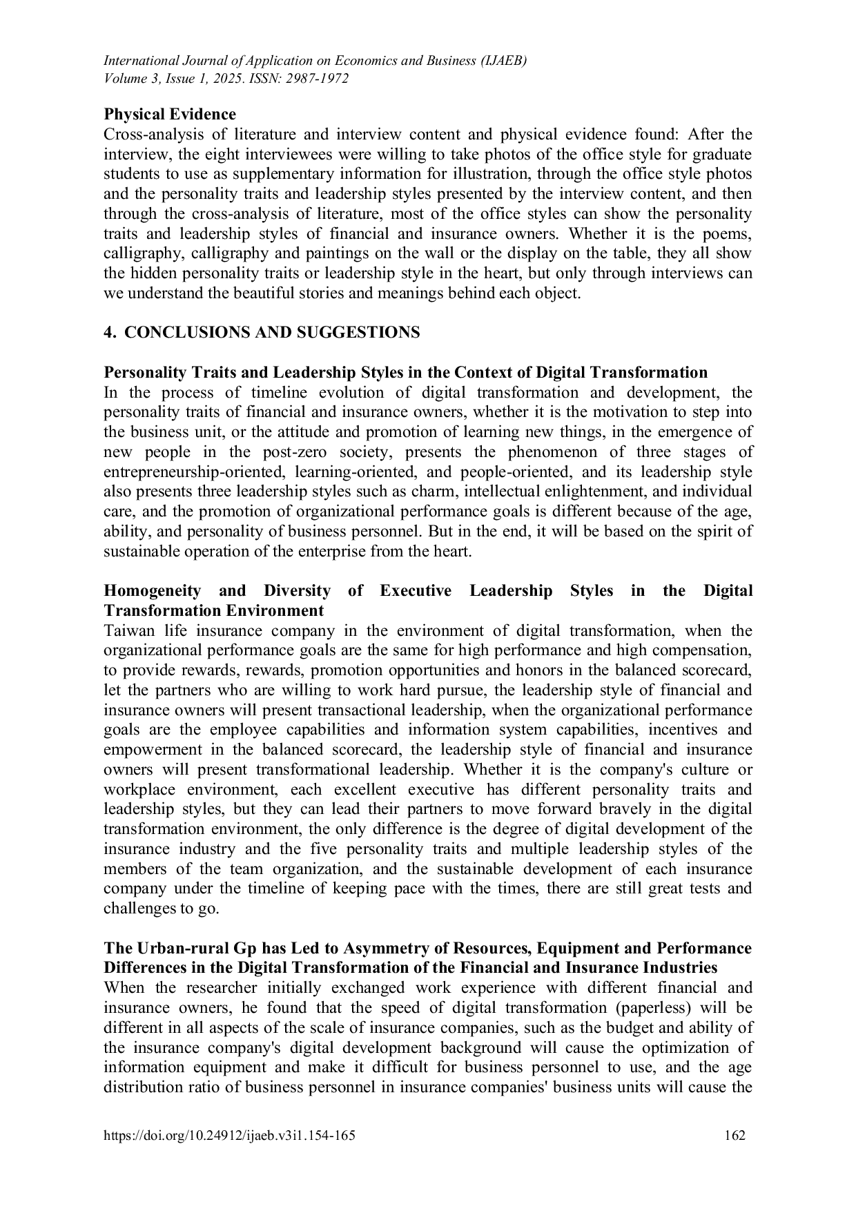 JURIS Penelitian Gaya Kepemimpinan dan Sifat sifat Kepribadian yang Mempengaruhi Kinerja Kerja di Era Transformasi Digital Teladan dari Perusahaan Asuransi Jiwa Taiwan