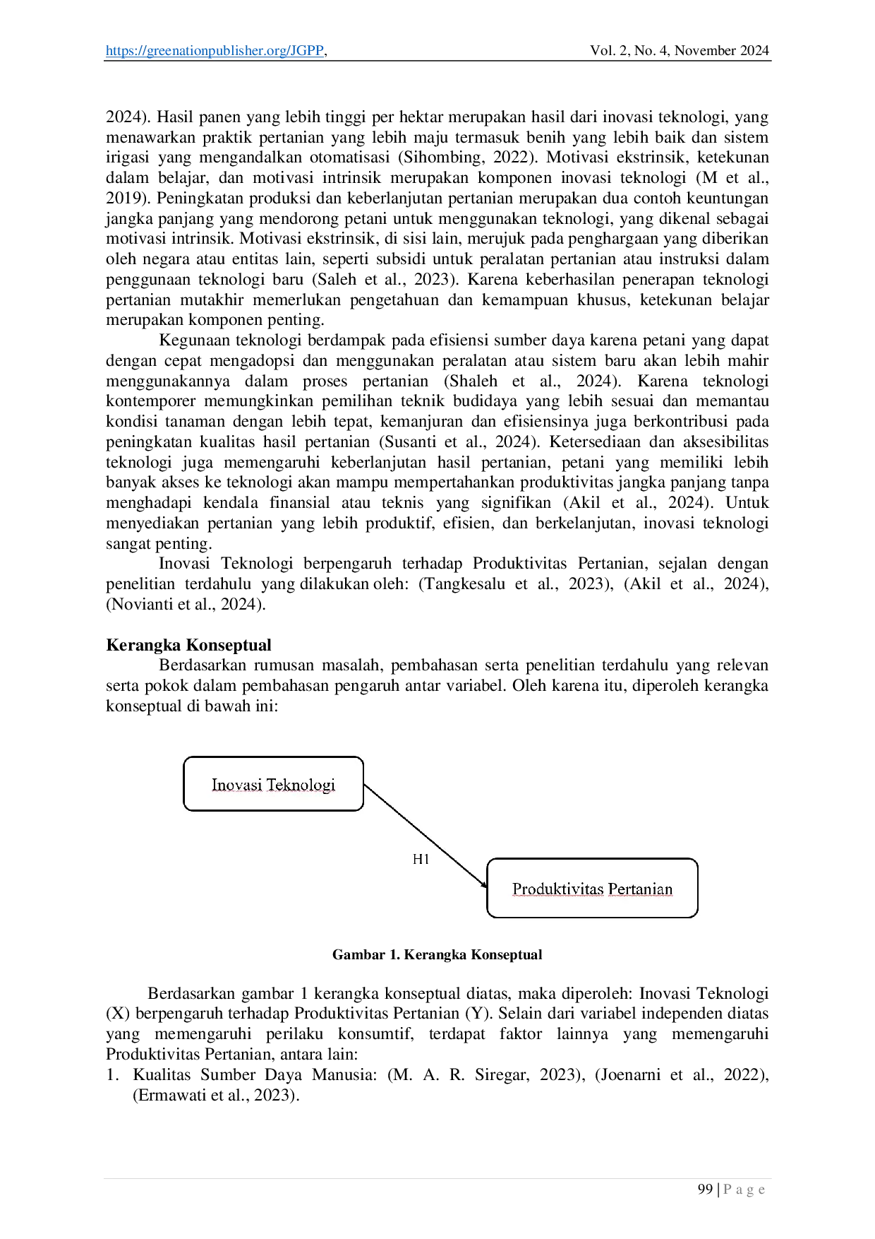 JURIS Pengaruh Inovasi Teknologi terhadap Produktivitas Pertanian Study Literature Review