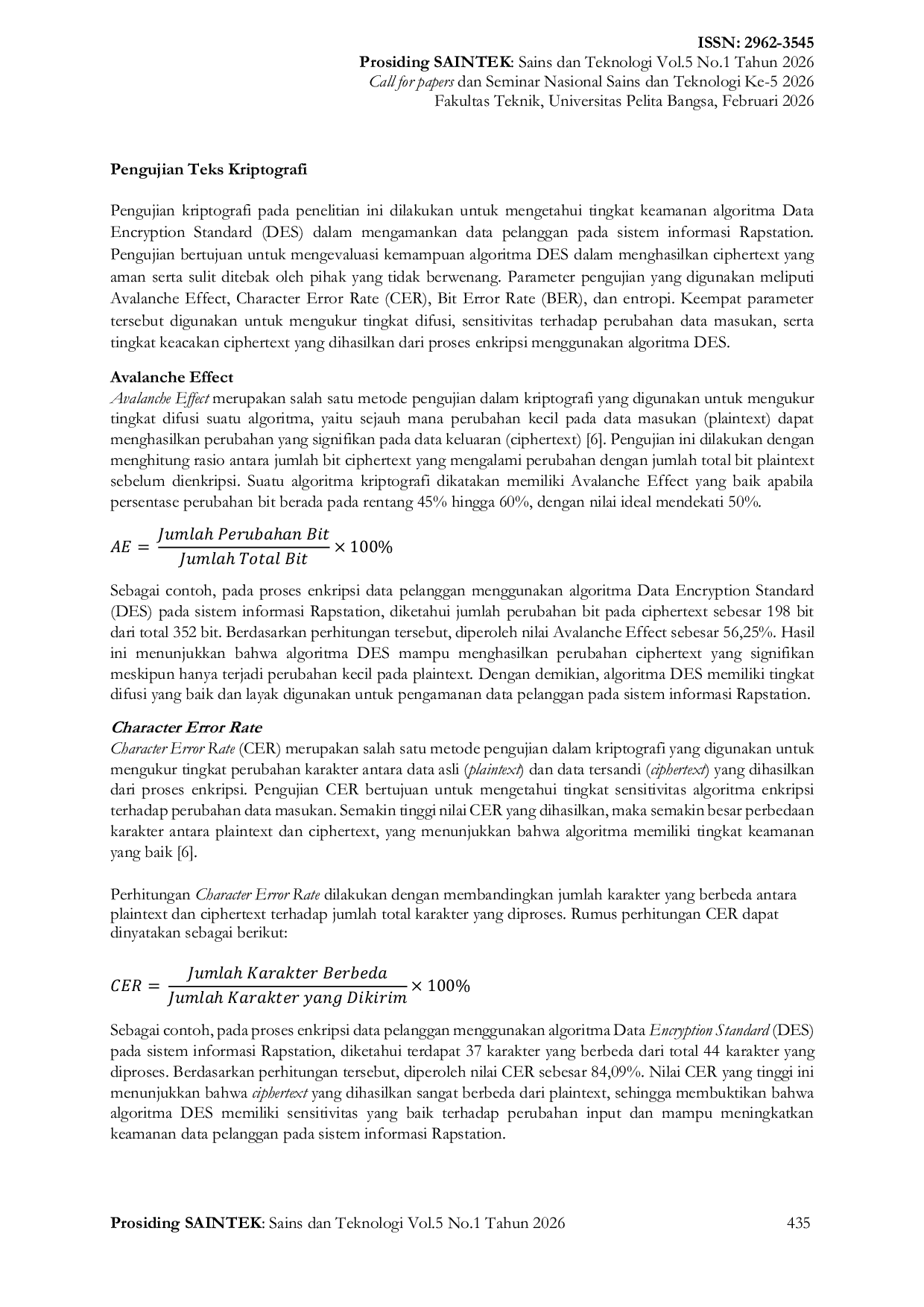 JURIS Implementasi Kriptografi Enkripsi Metode Data Encryption Standard DES Pada Pengamanan Data Pelanggan Rapstation