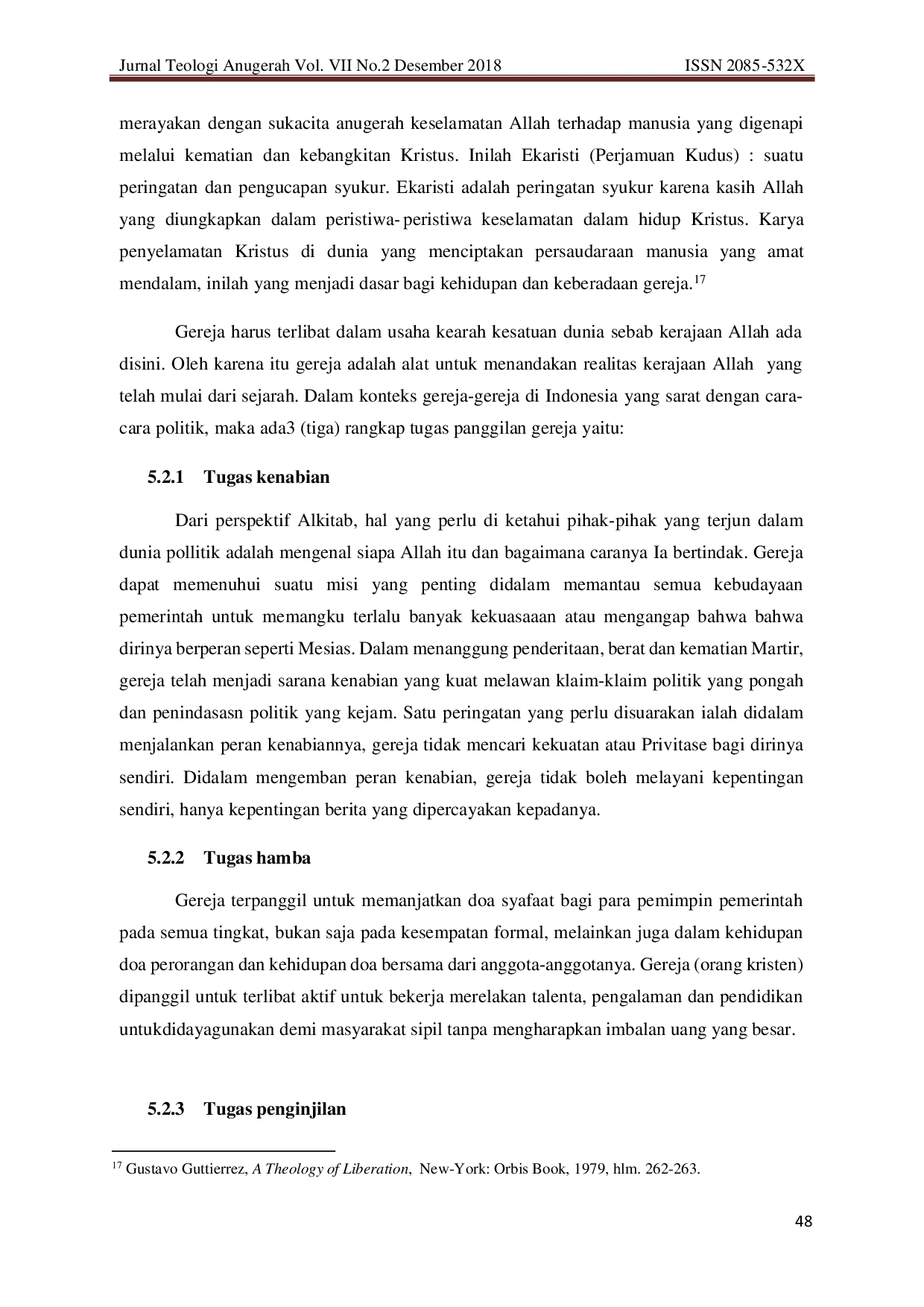 JURIS Dipanggil Dan Diutus Untuk Berbuah Suatu Kajian Teologis Praktis Tentang Upaya Gereja Untuk Membangun Masyarakat Egaliter Dalam Memelihara Negara Kesatuan Republik Indonesia NKRI Menyikapi Tahun