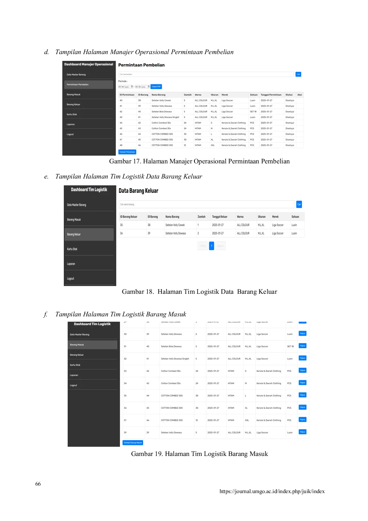 JURIS Perancangan Sistem Informasi Inventory Berbasis Web Dengan Metode Prototype Studi Kasus Kalam Store