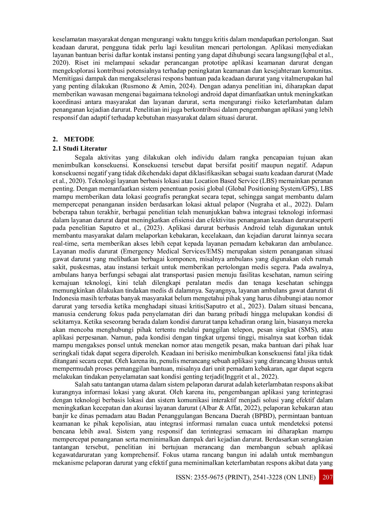 JURIS Perancangan Aplikasi Kegawatdaruratan Terintegrasi Sigap 24 7 dengan Pendekatan User Centered Design