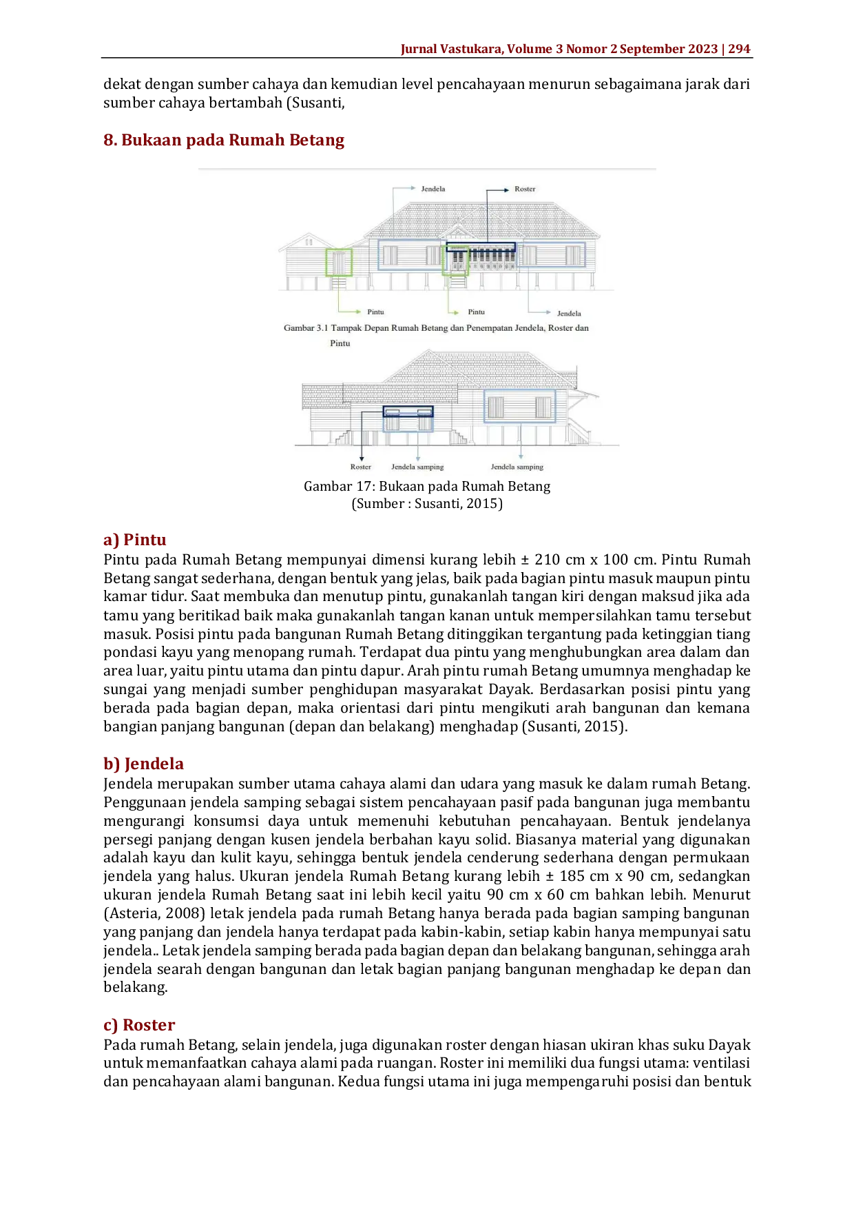 JURIS KAJIAN ARSITEKTUR BIOKLIMATIK RUMAH BETANG