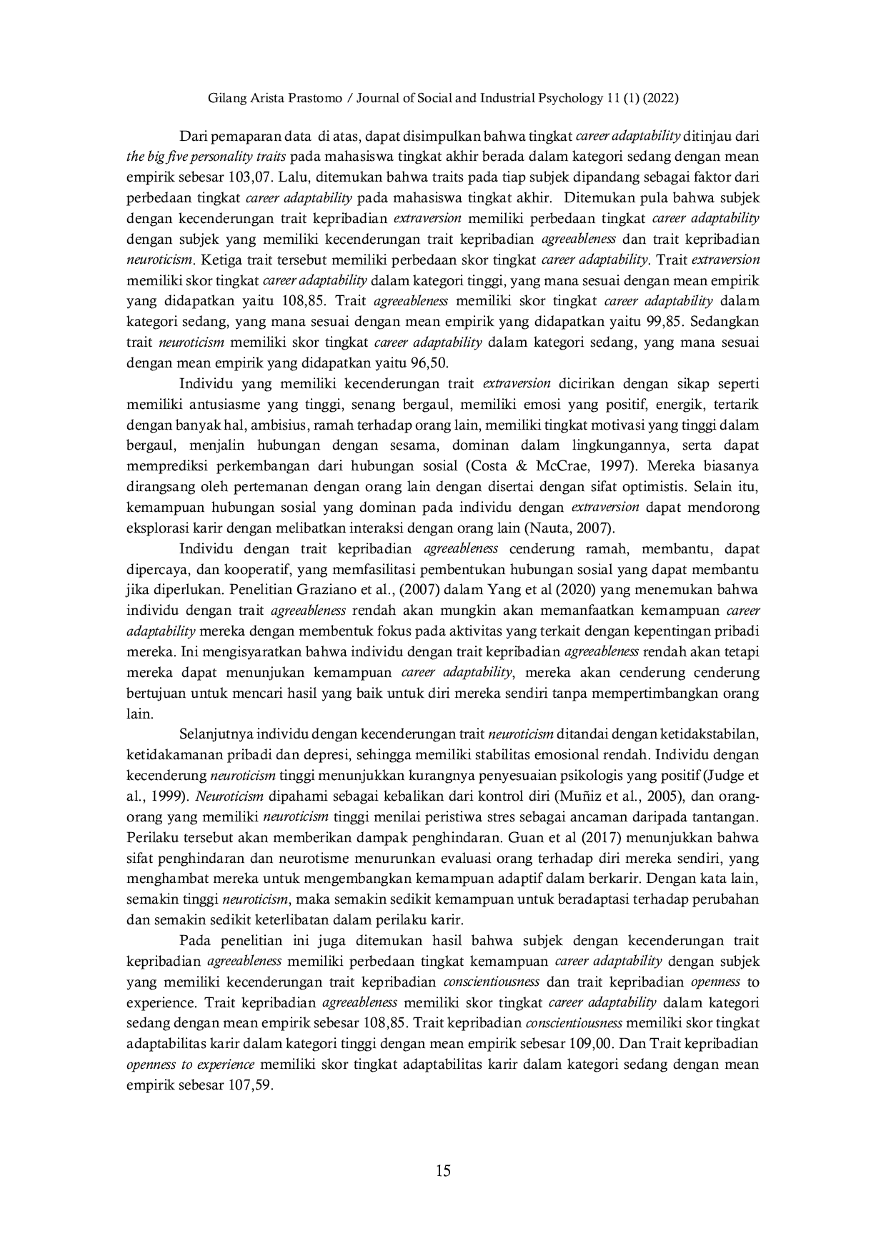 JURIS Peran Kepribadian Dalam Mendukung Keberhasilan Berkarir