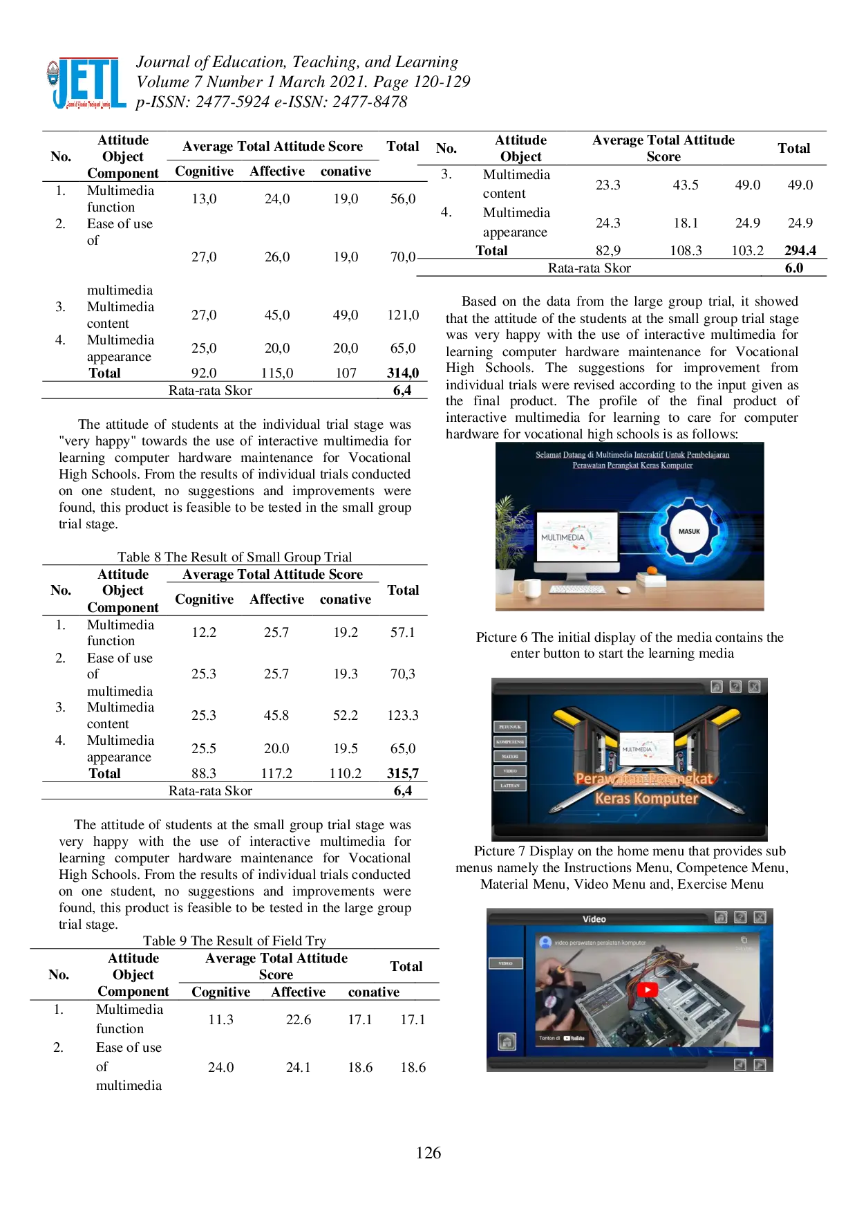 juris Development Of Interactive Multimedia For Learning Computer Hardware Maintenance Vocational High School