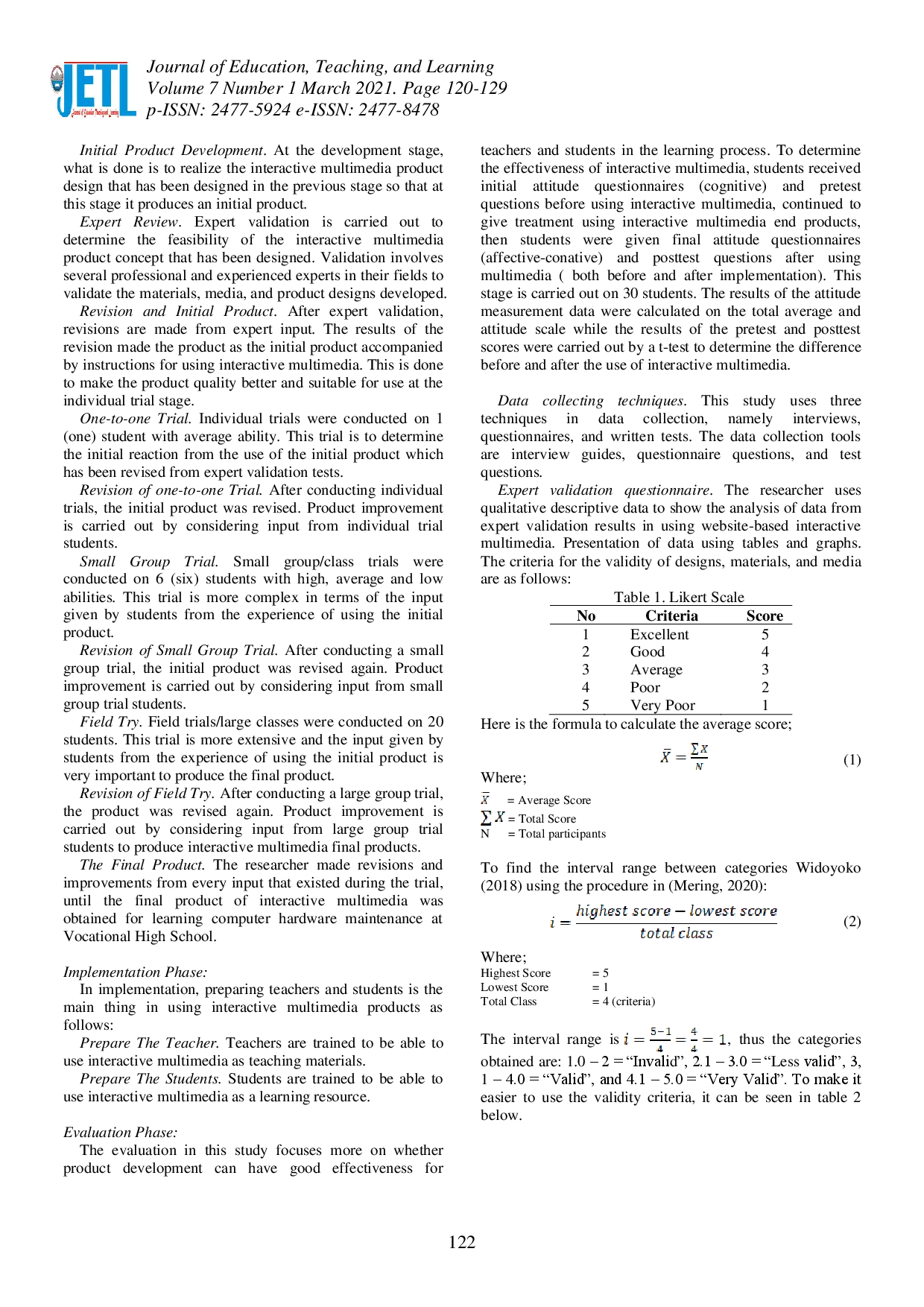juris Development Of Interactive Multimedia For Learning Computer Hardware Maintenance Vocational High School