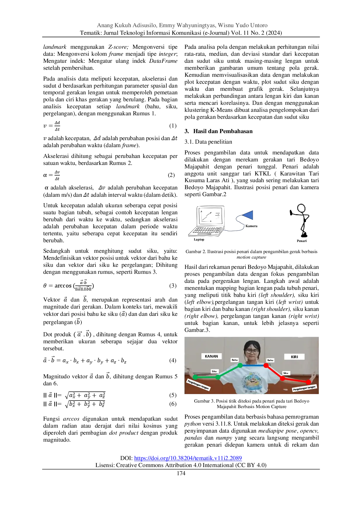 juris Analisis Pergerakan Lengan Tari Bedoyo Majapahit Berbasis Motion Capture